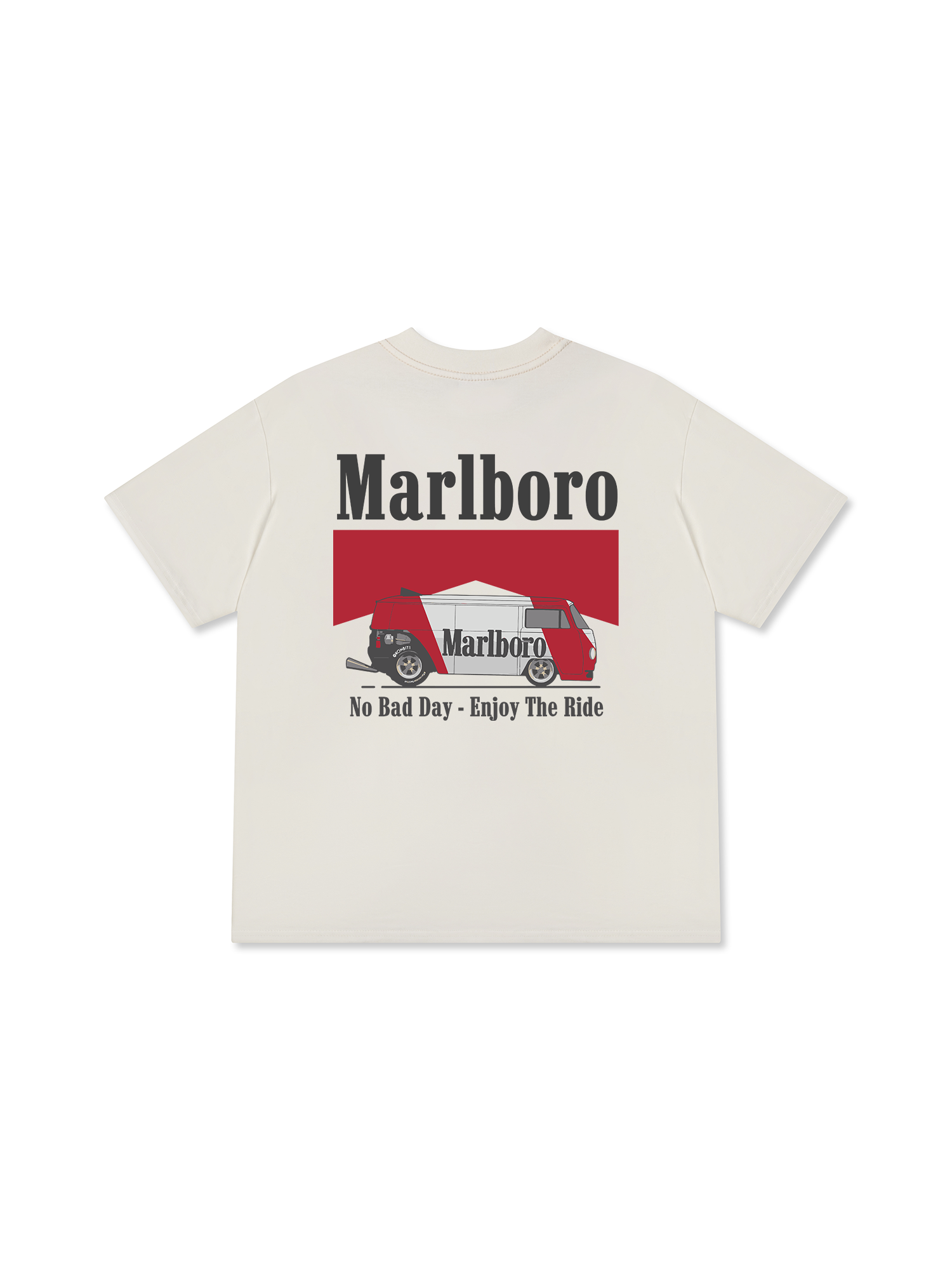 Áo Thun Relaxed Fit Marlboro No Bad Day