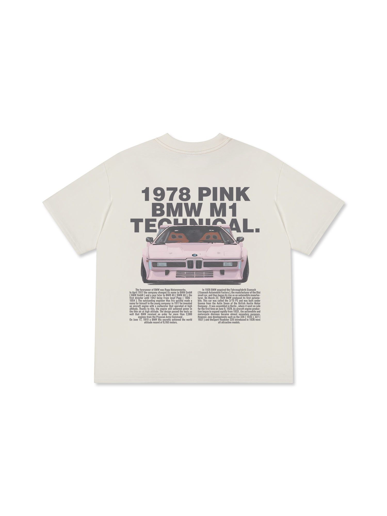 Áo Thun Relaxed Fit BMW Pink Technical