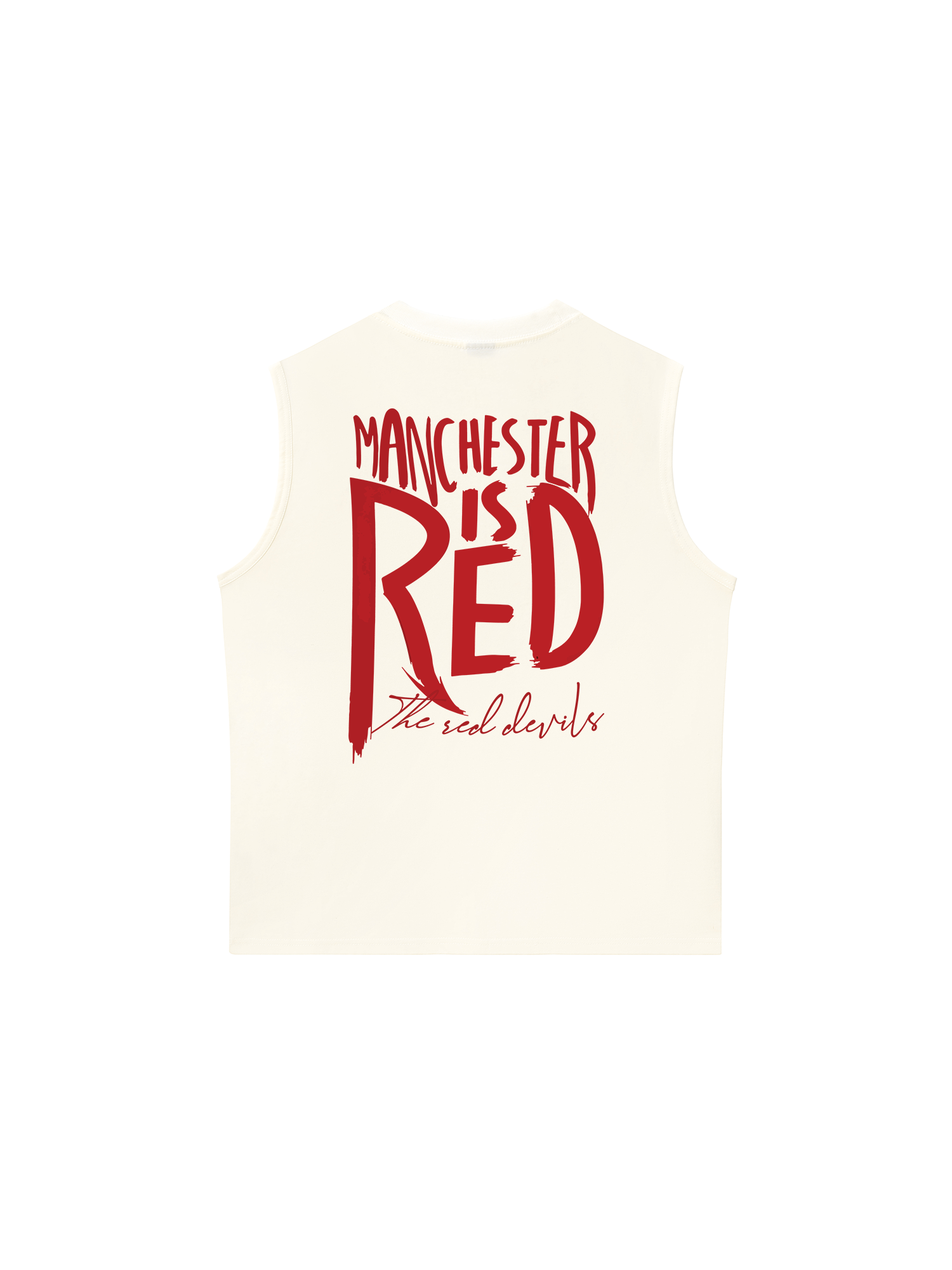 Áo Ba Lỗ Relaxed Fit Manchester is Red