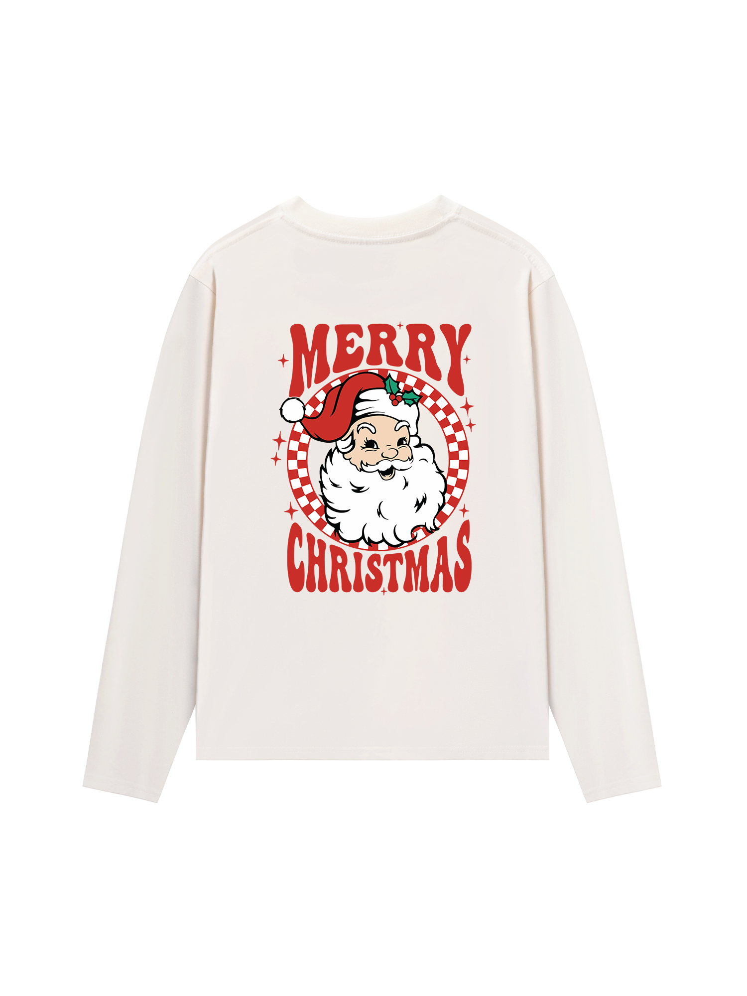 Áo Thun Dài Tay Groovy Merry Christmas Santa