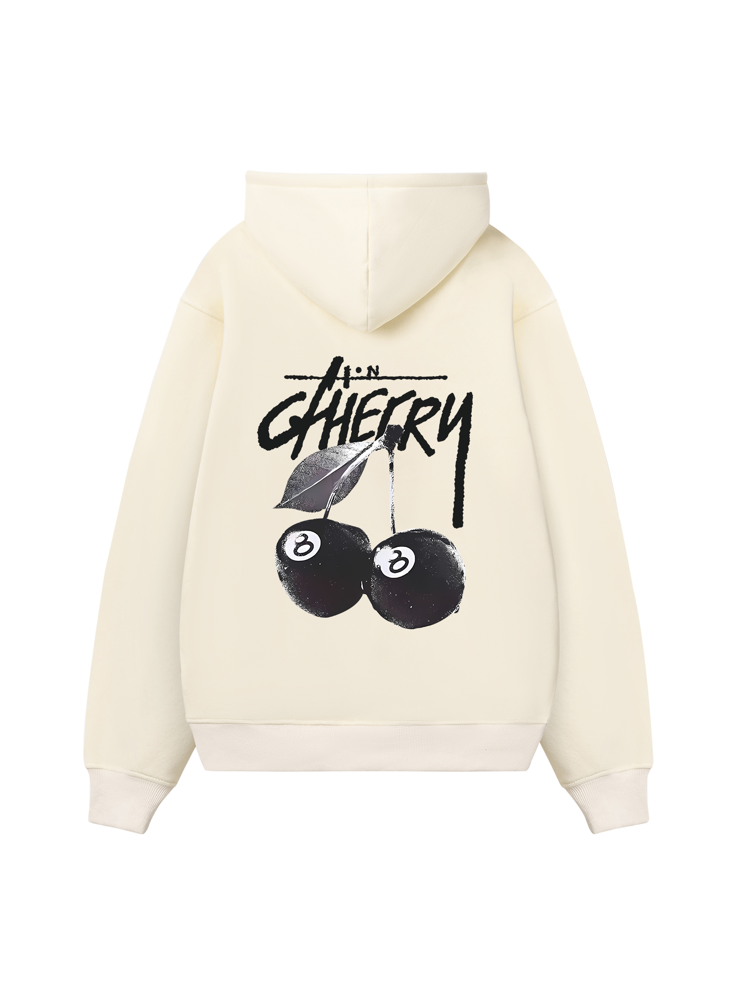 Cherry Black Hoodie