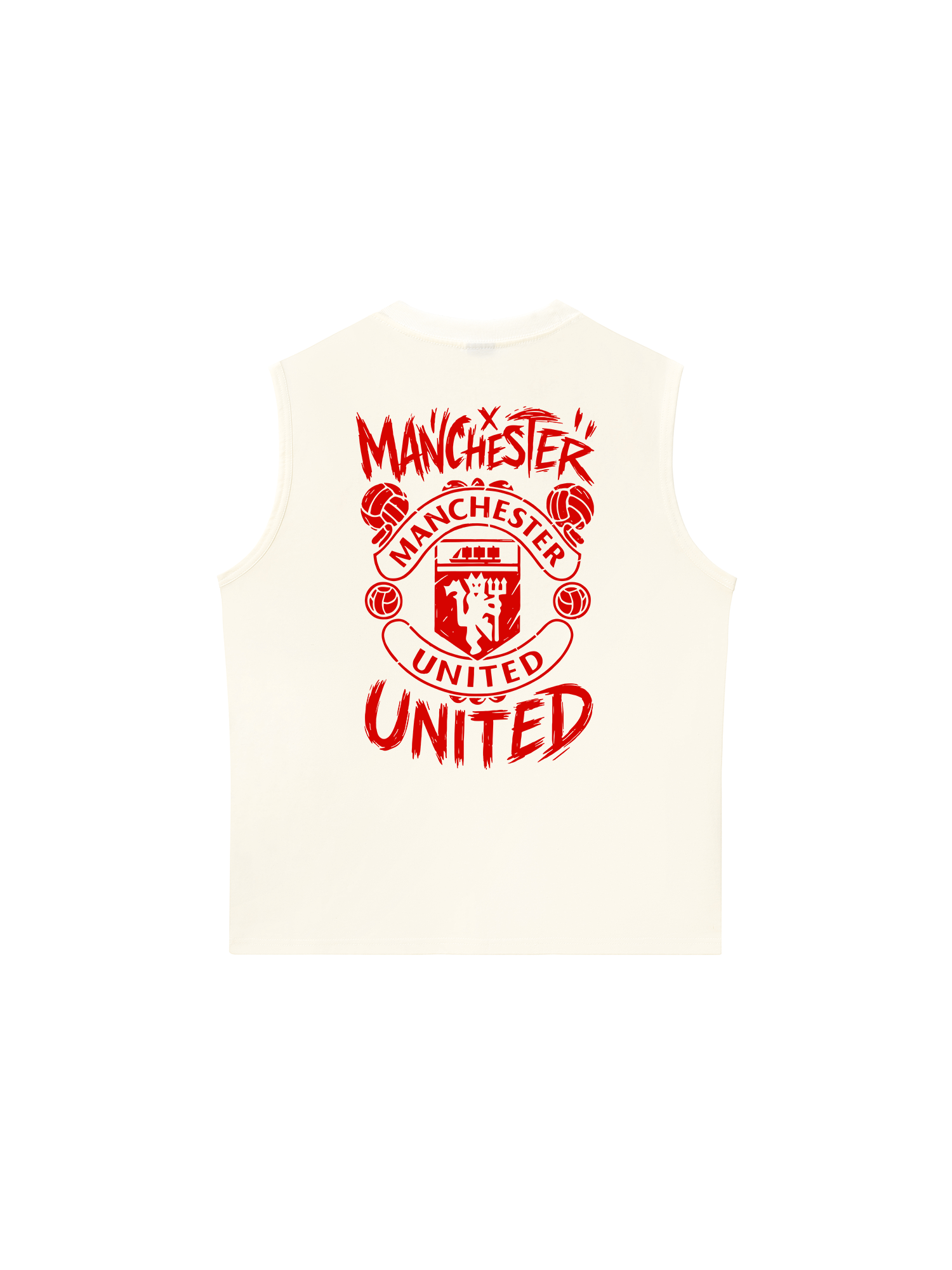 Áo Ba Lỗ Relaxed Fit Manchester Wild Style