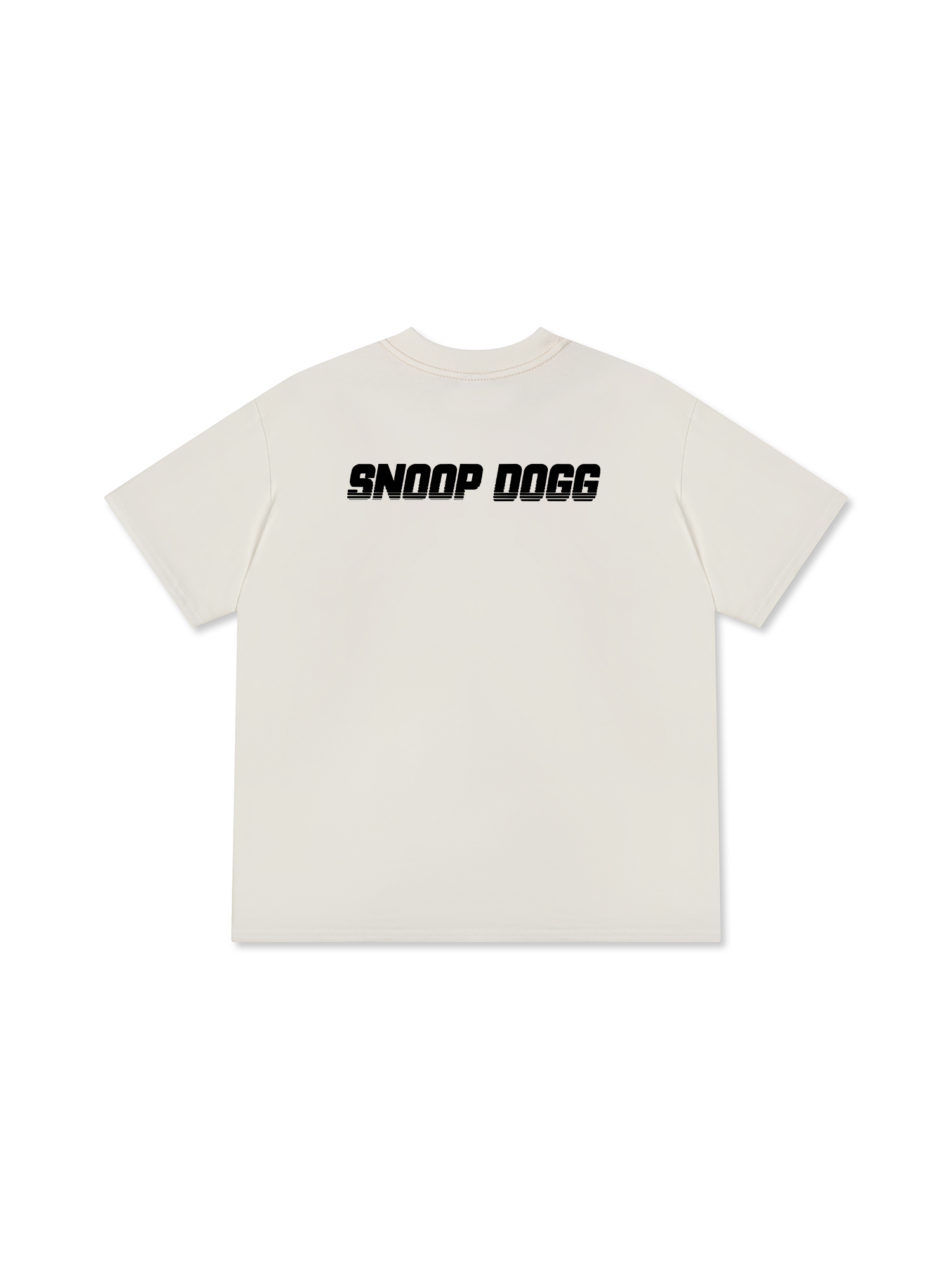 Áo Thun Relaxed Fit Rapper Black And White Snoop Dog