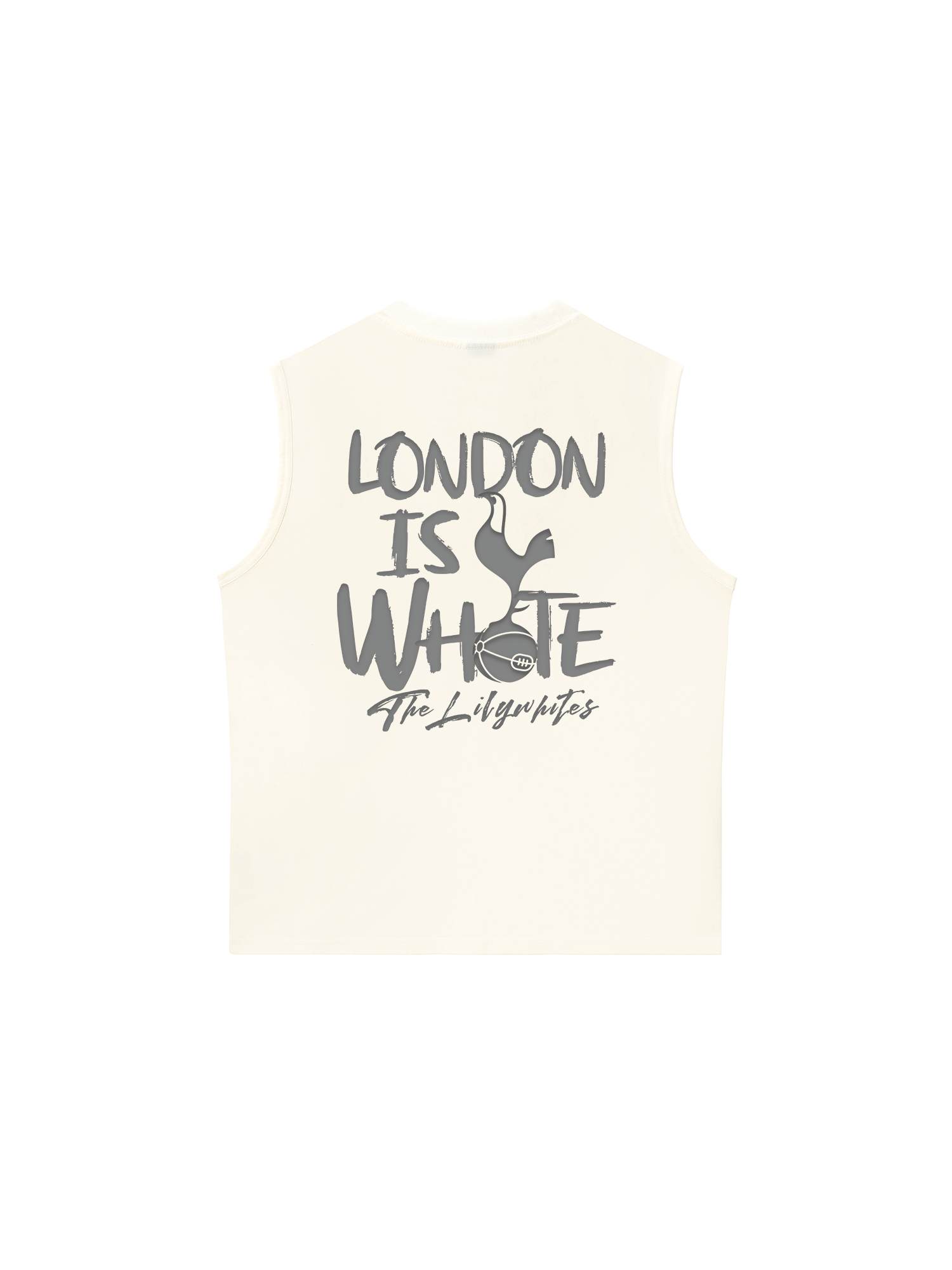Áo Ba Lỗ Relaxed Fit Tottenham Hotspur London Is White