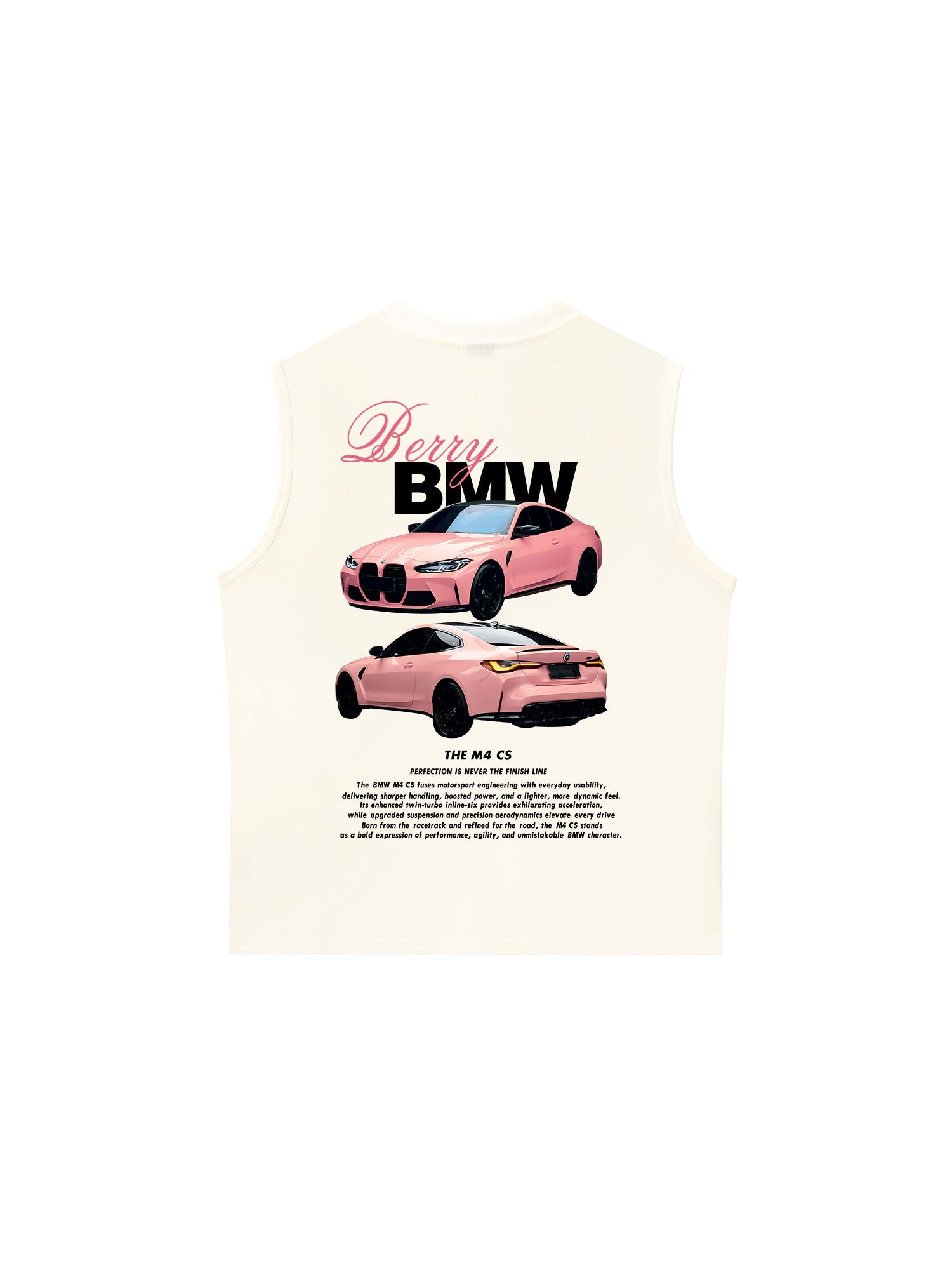 Áo Ba Lỗ Relaxed Fit Berry BMW
