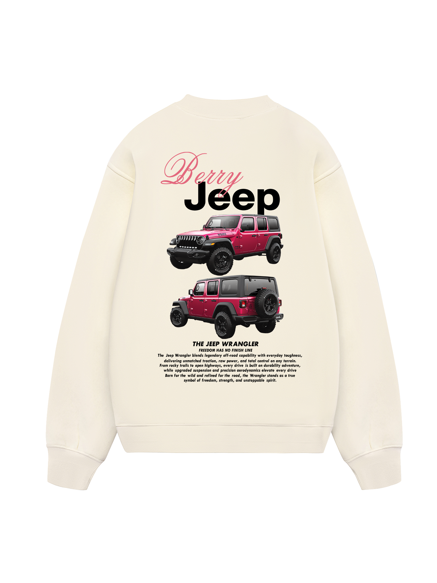 Berry Jeep Sweater