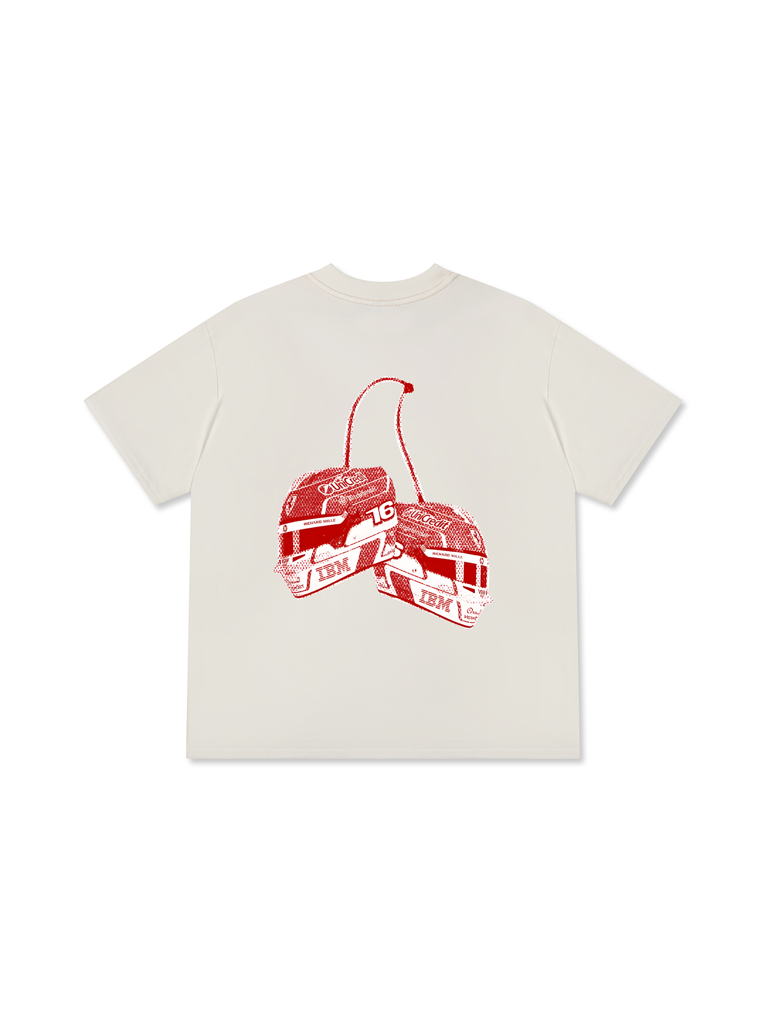 Áo Thun Relaxed Fit Ferrari Red Cherry Scuredia