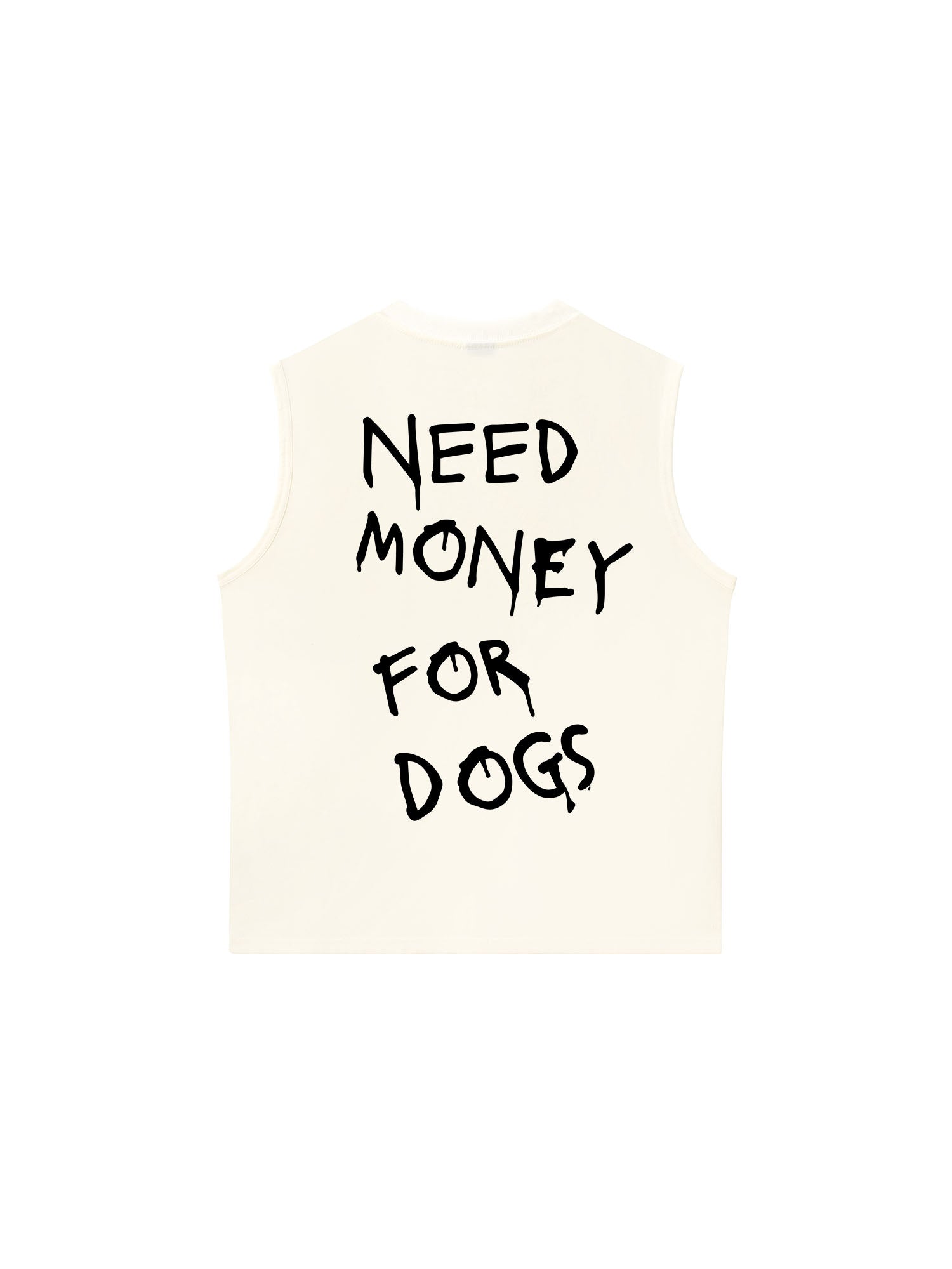 Áo Ba Lỗ Relaxed Fit Need Money For Dogs