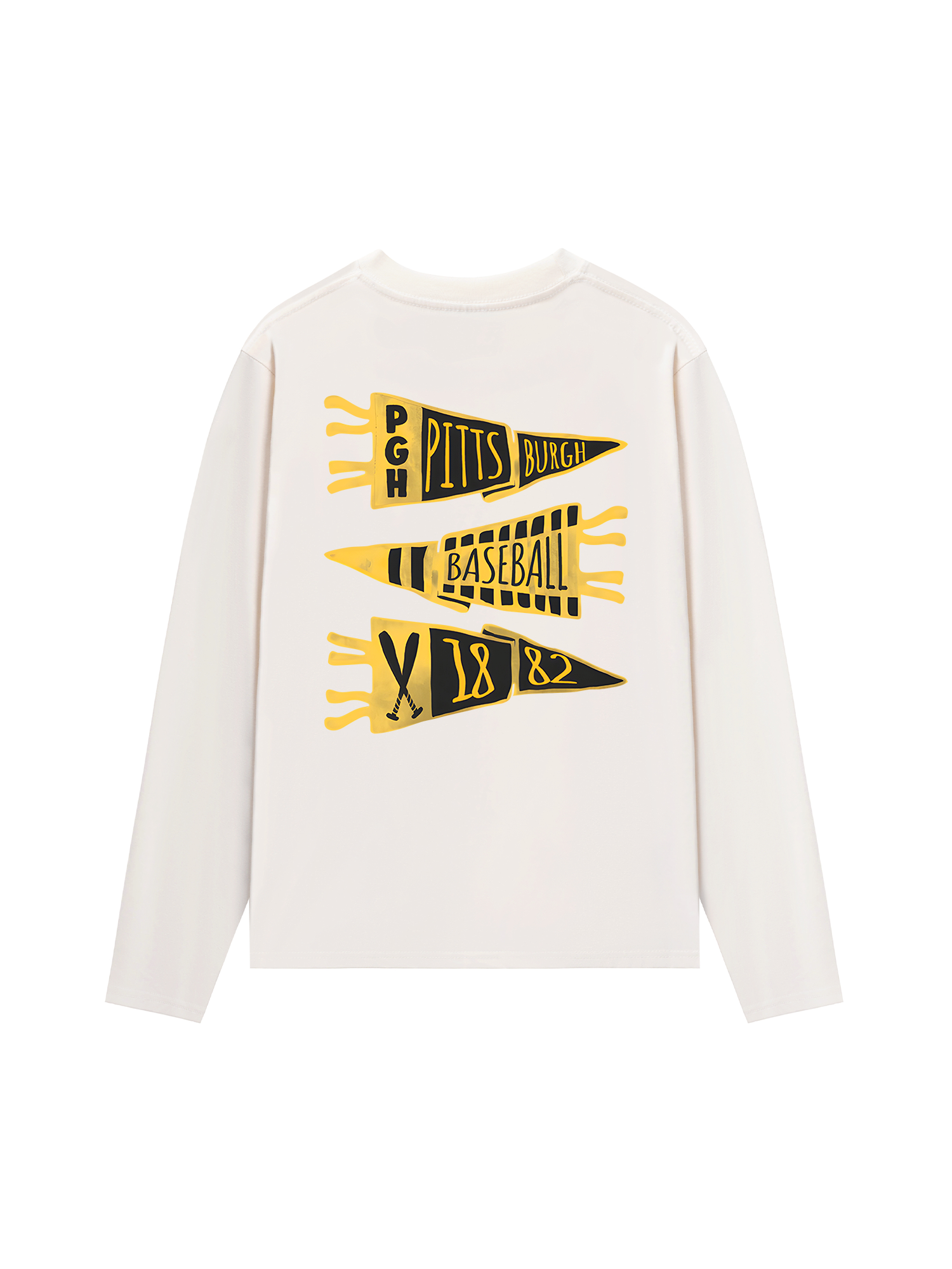 Áo Thun Dài Tay Baseball Pitts Burgh