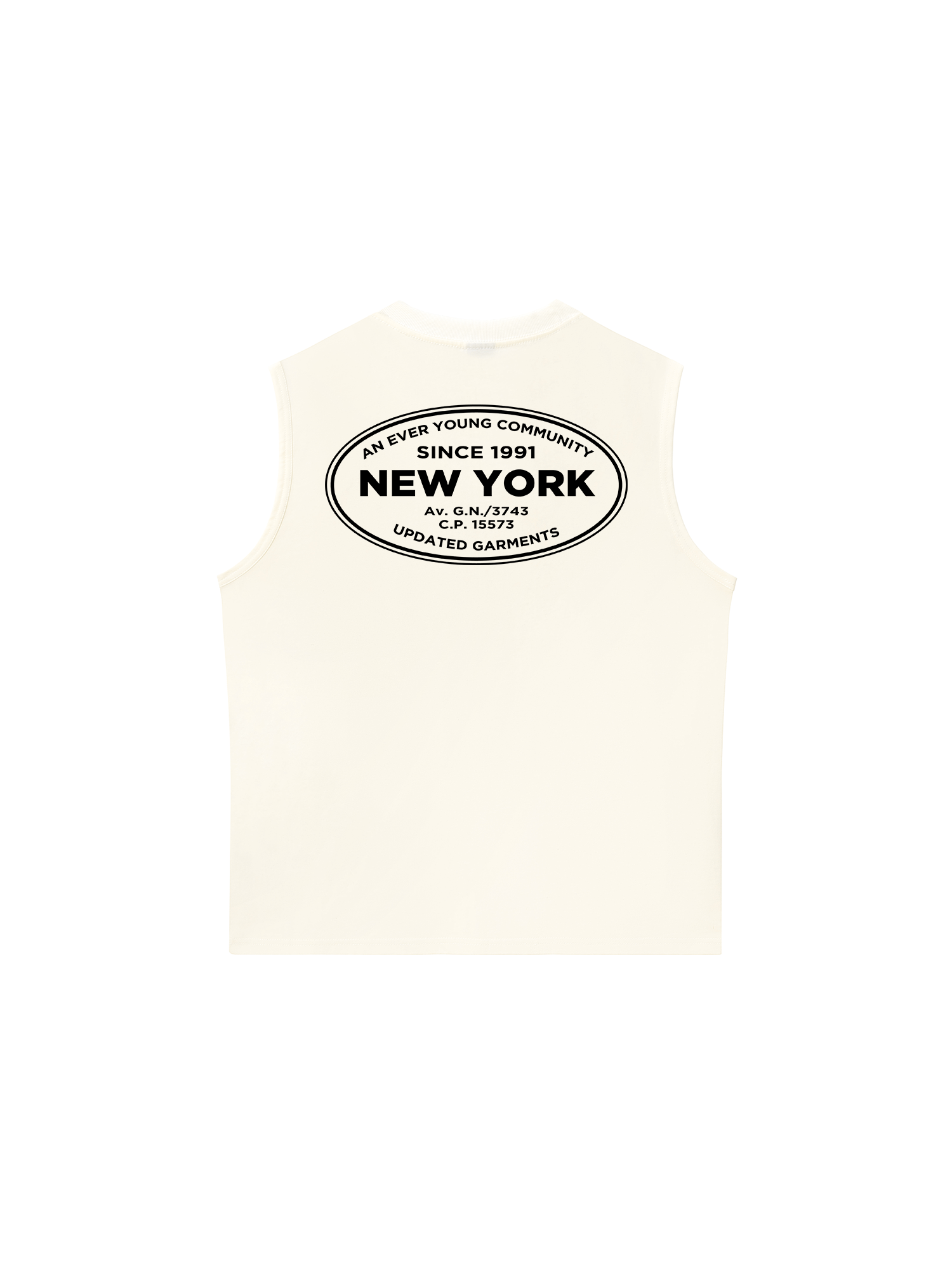 Áo Ba Lỗ Relaxed Fit An Ever Young Community New York