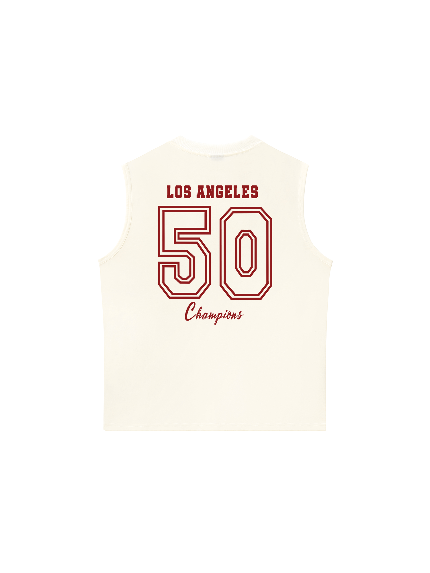 Áo Ba Lỗ Relaxed Fit Los Angeles Champions Red