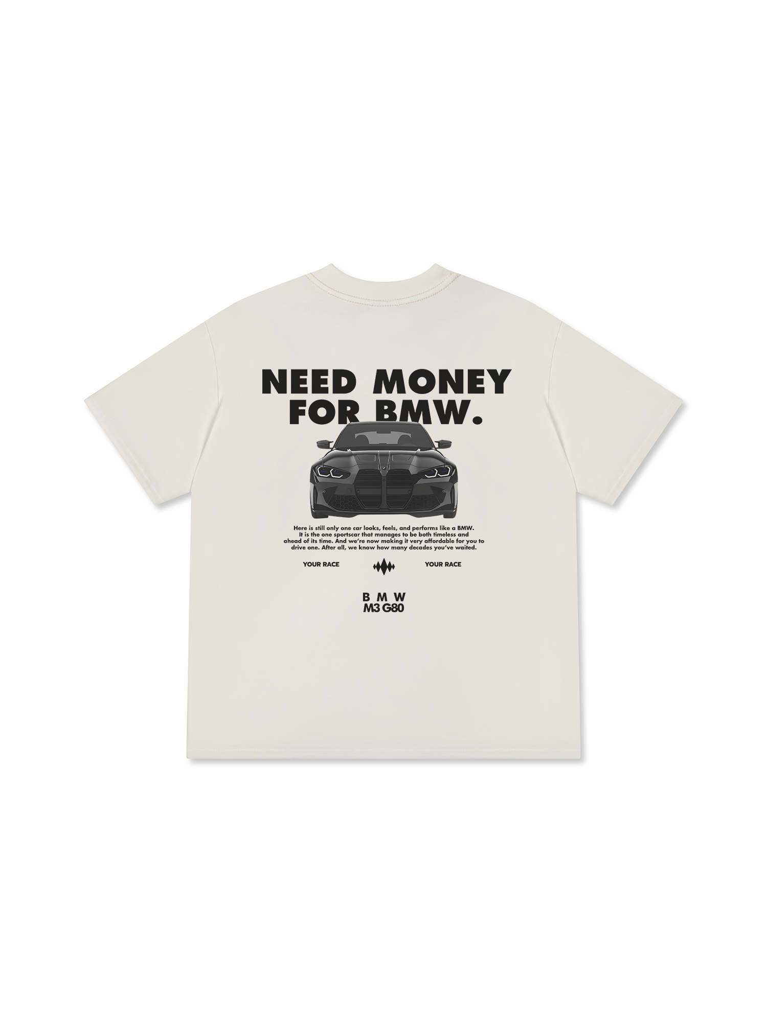 Áo Thun Relaxed Fit BMW M3 G80 Black