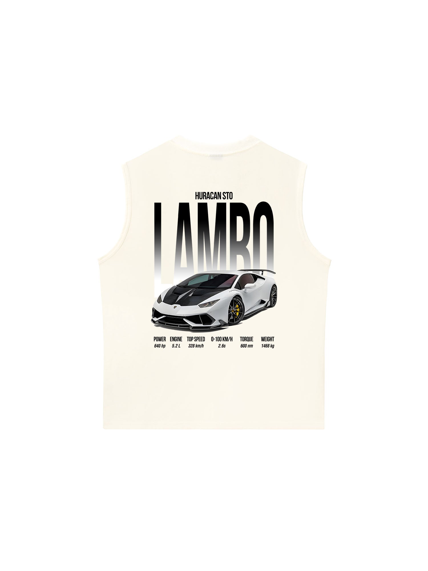 Áo Ba Lỗ Relaxed Fit Lamborghini Huracan STO