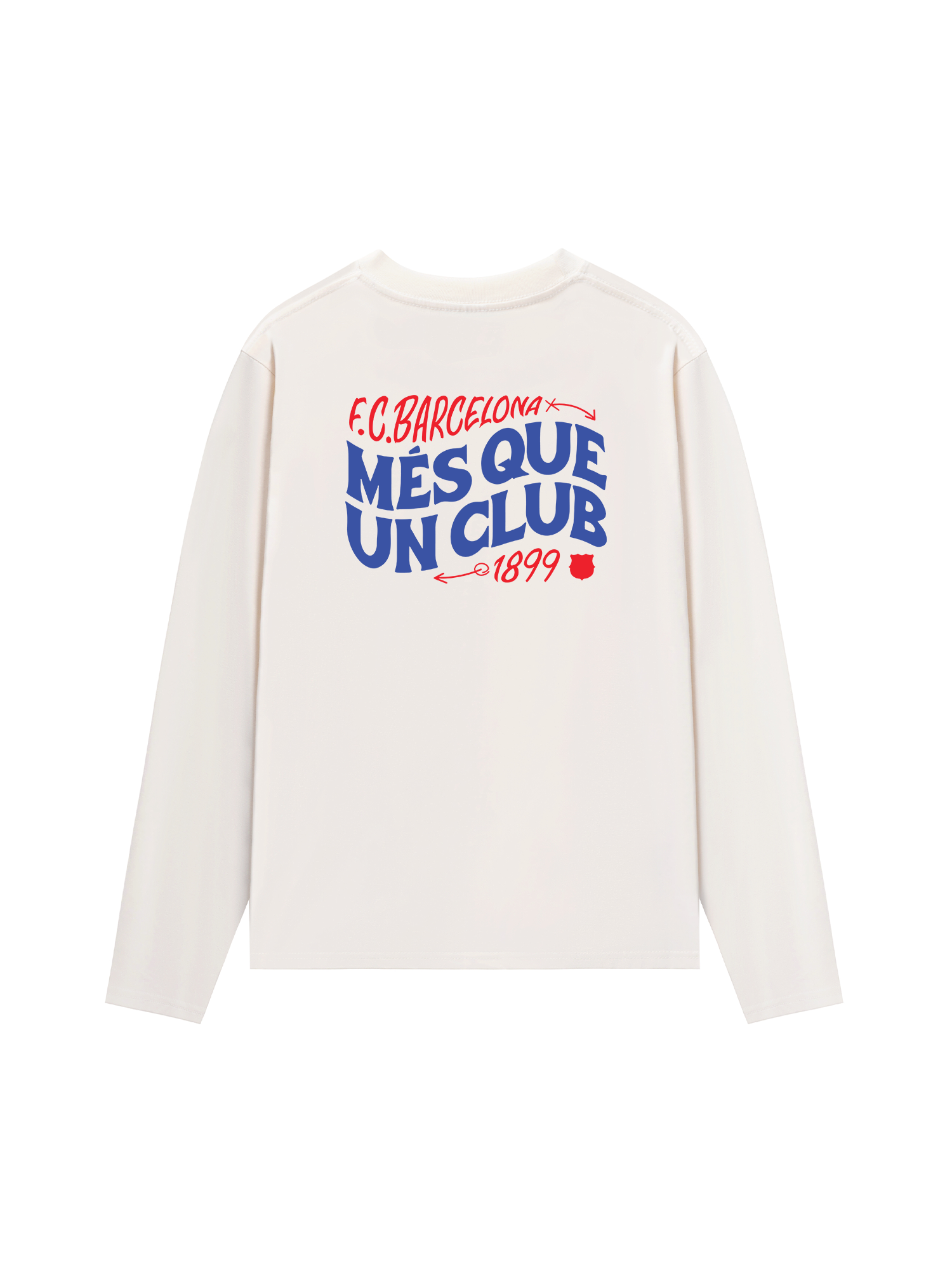 Áo Thun Dài Tay FC BARCELONA MÉS QUE UN CLUB
