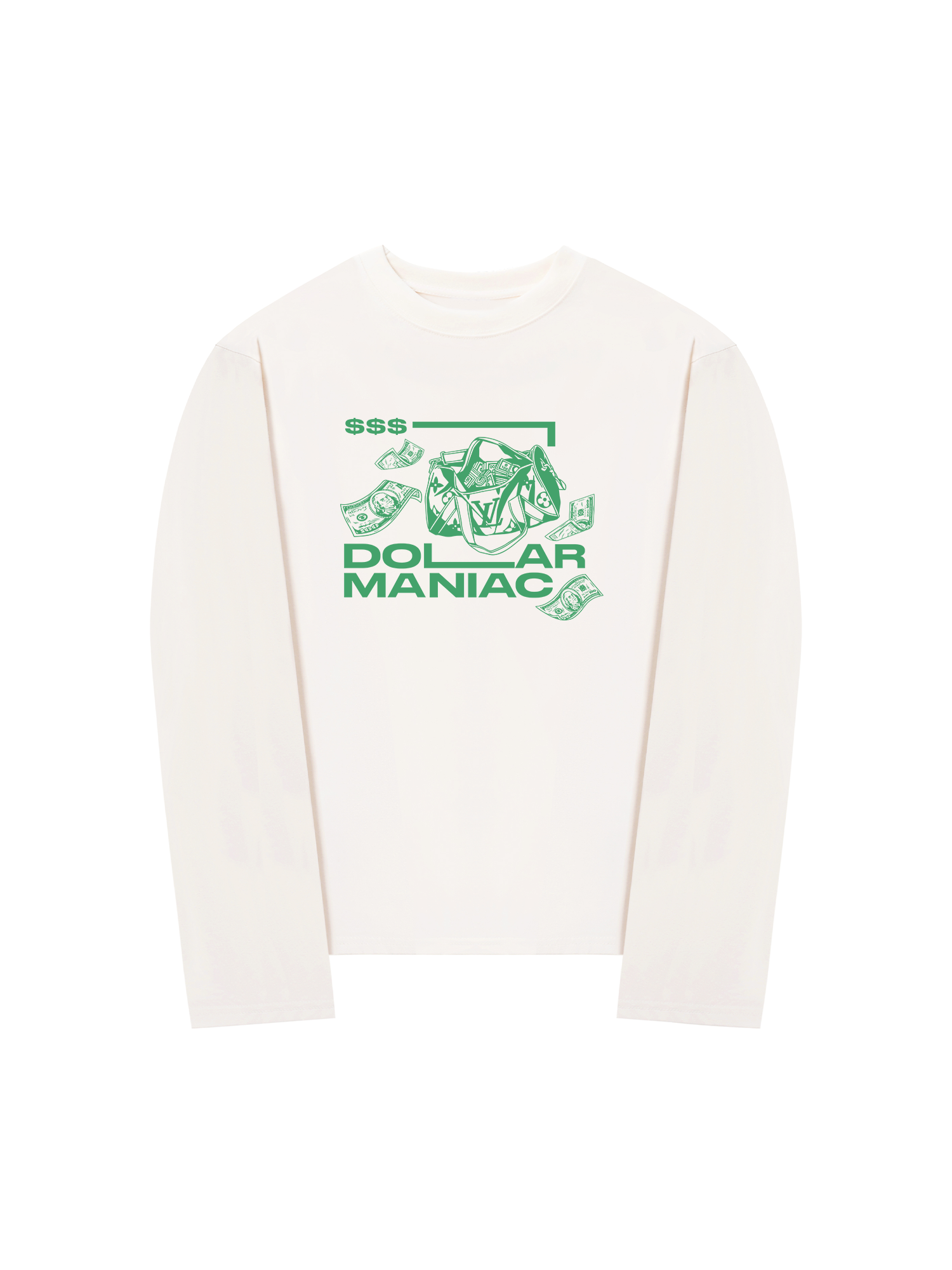 Áo Thun Dài Tay Money Dolar Maniac