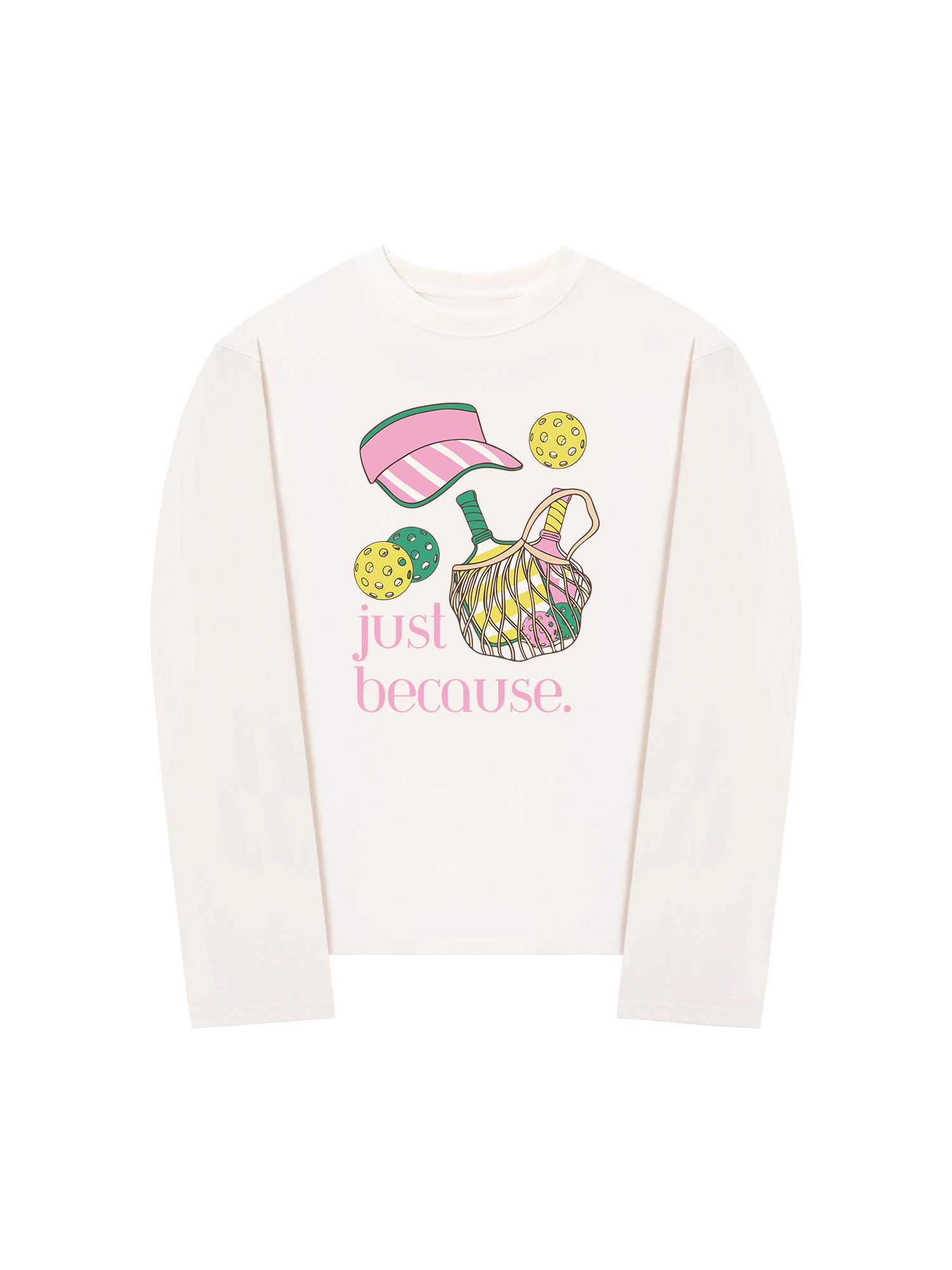 Áo Thun Dài Tay Pickleball Just Because