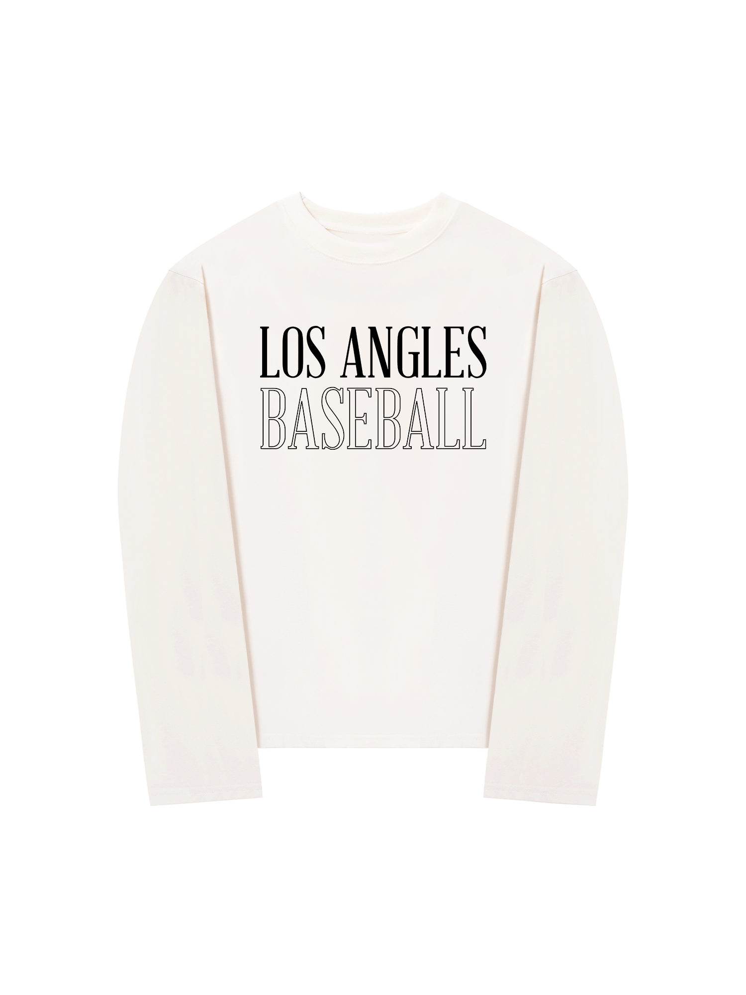 Áo Thun Dài Tay Baseball Basic Los Angles