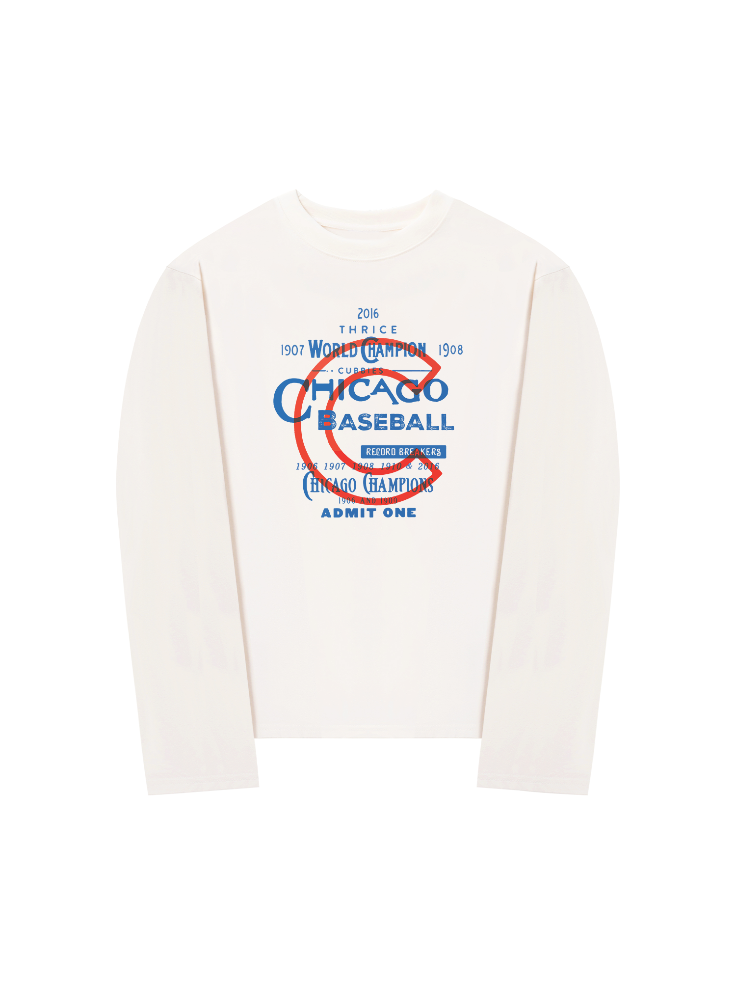 Áo Thun Dài Tay Chicago Cubs