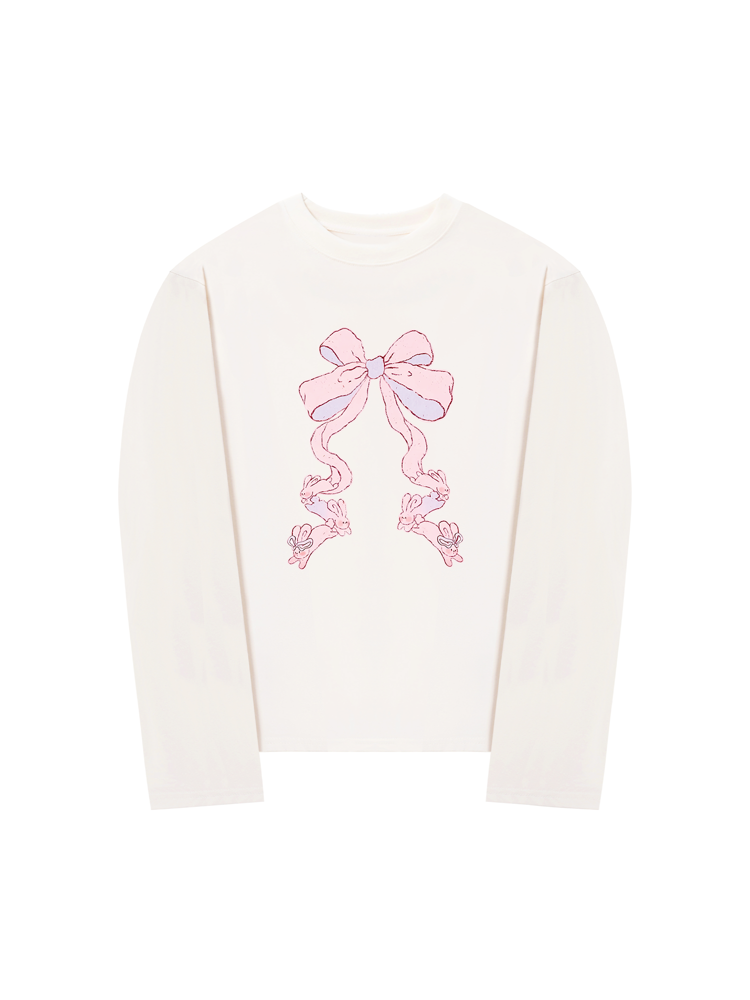 Áo Thun Dài Tay Rabbit Ribbon