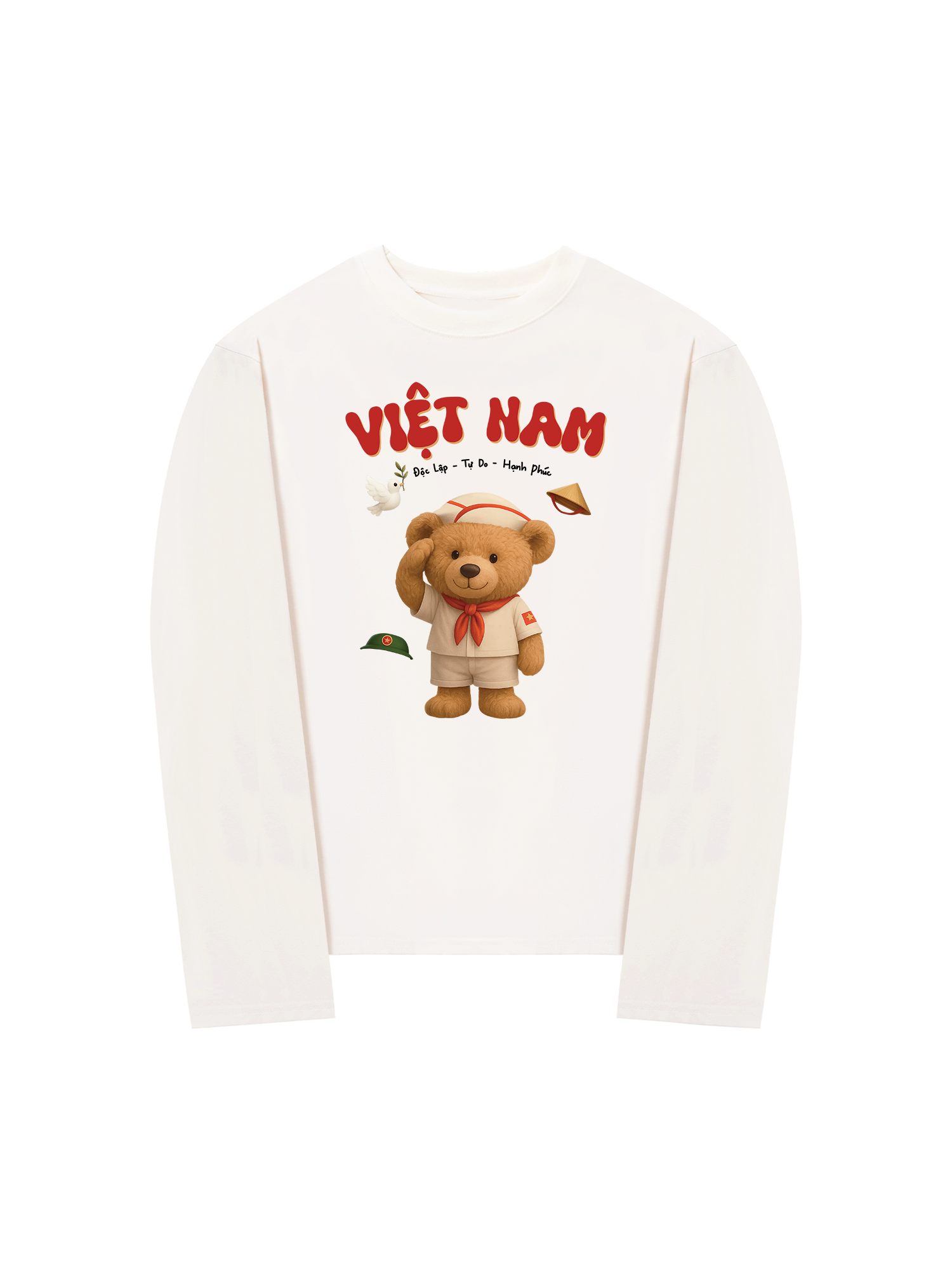 Áo Thun Dài Tay Việt Nam Teddy