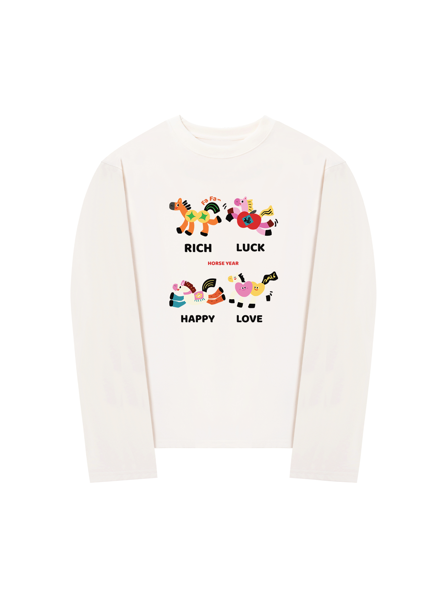 Áo Thun Dài Tay Horse Year