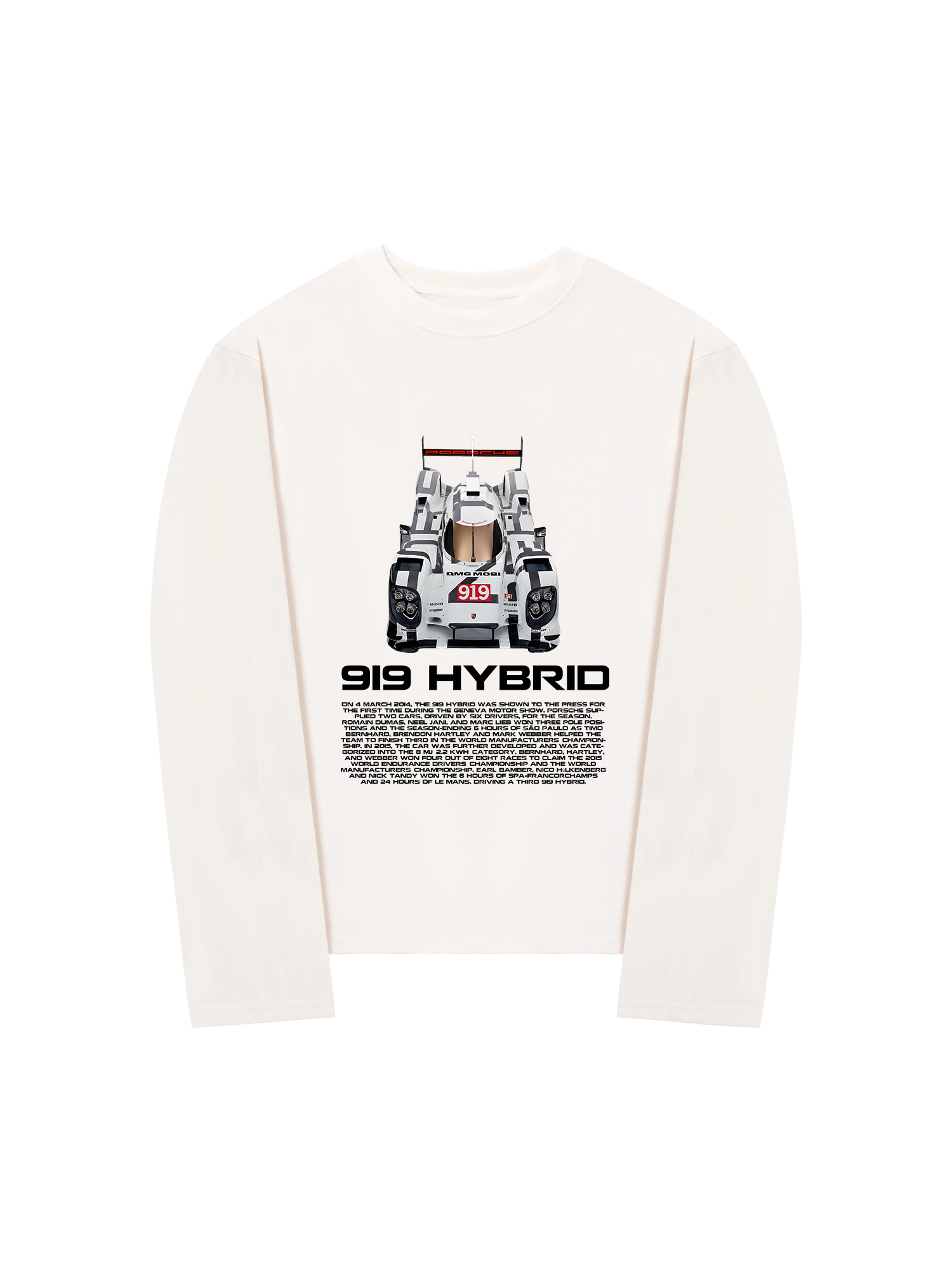 Áo Thun Dài Tay Porsche 919 HYBRID