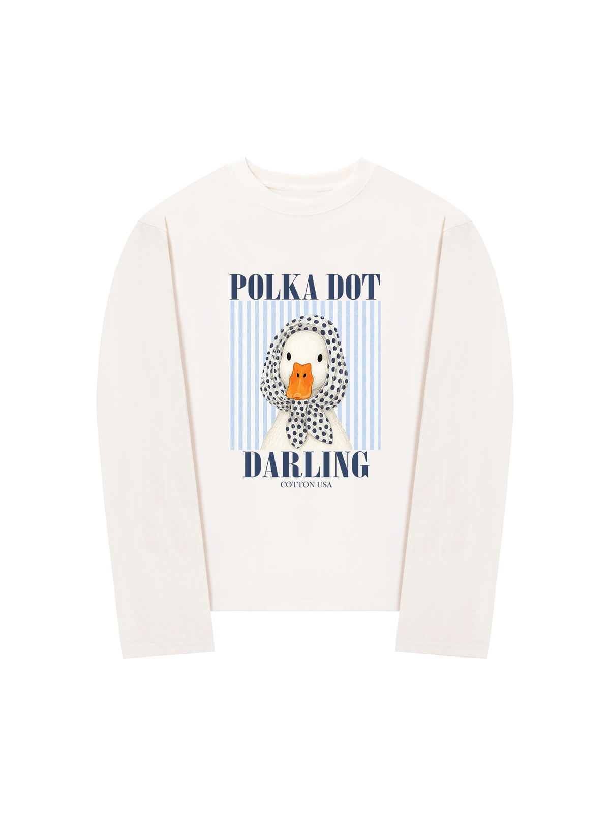 Áo Thun Dài Tay Farm Polka Dot Darling