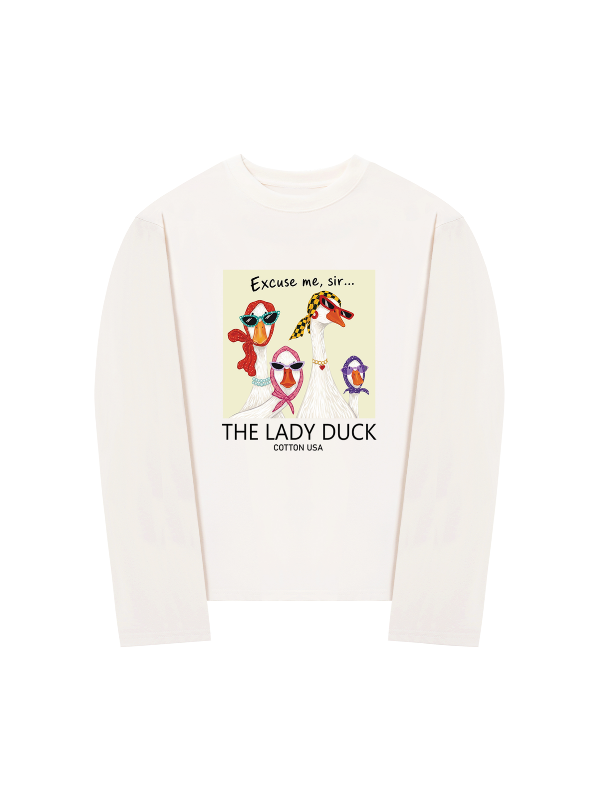 Áo Thun Dài Tay Farrm Lady Duck