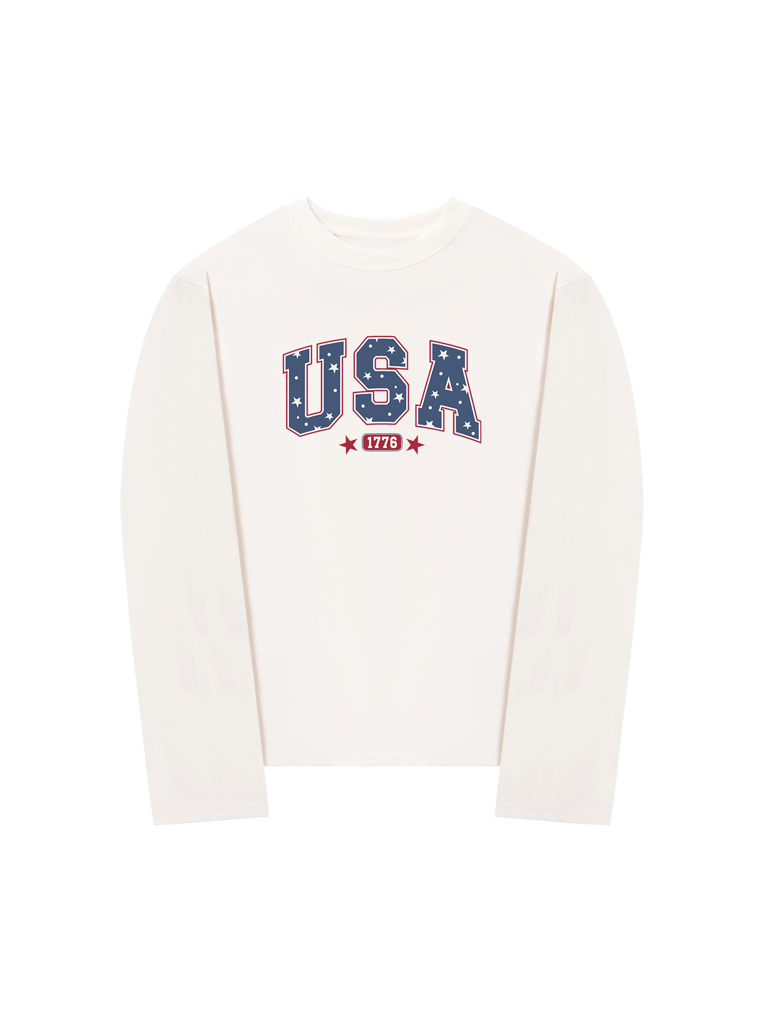 Áo Thun Dài Tay USA Retro Star