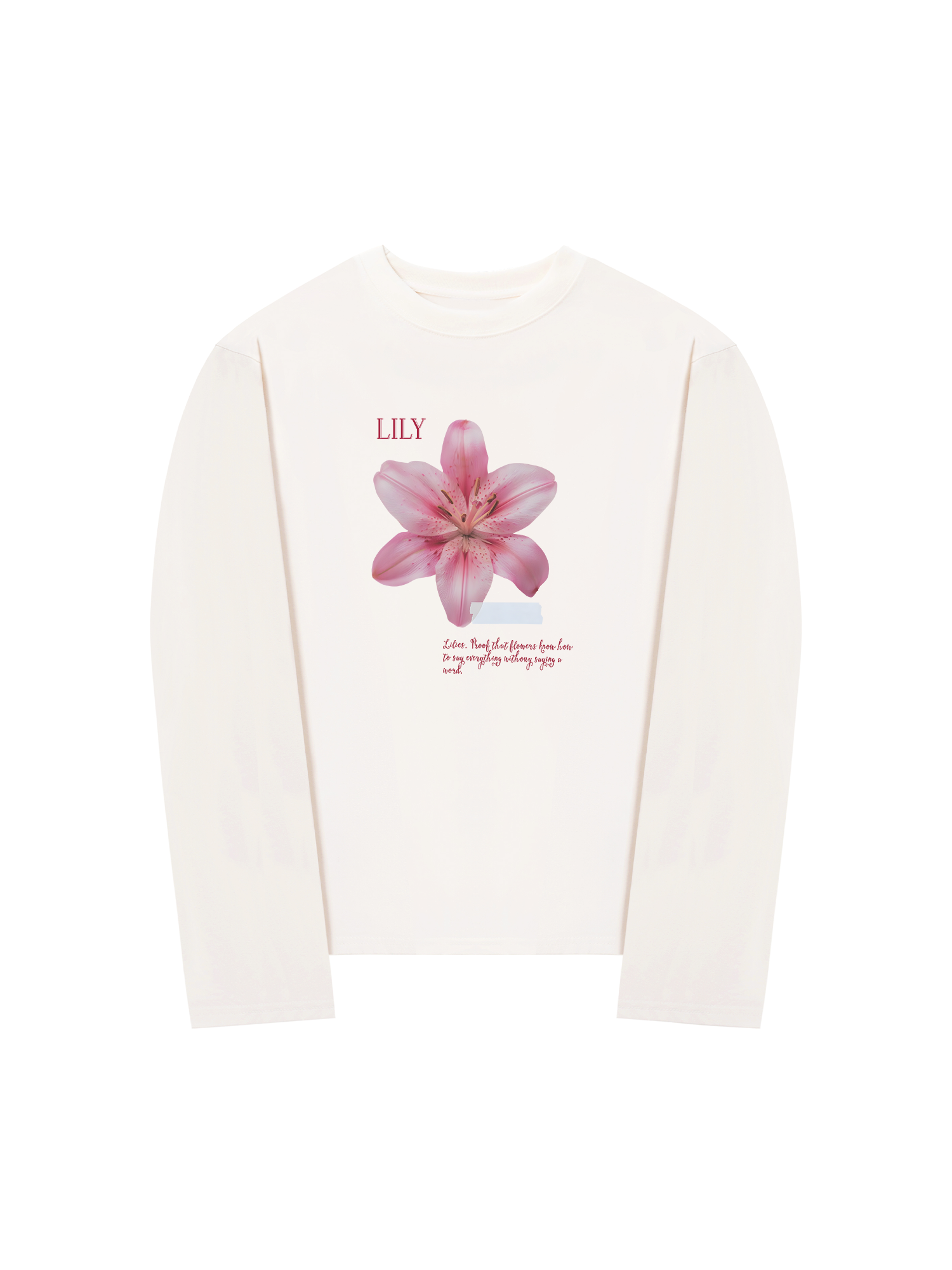 Áo Thun Dài Tay Floral Lily_s language