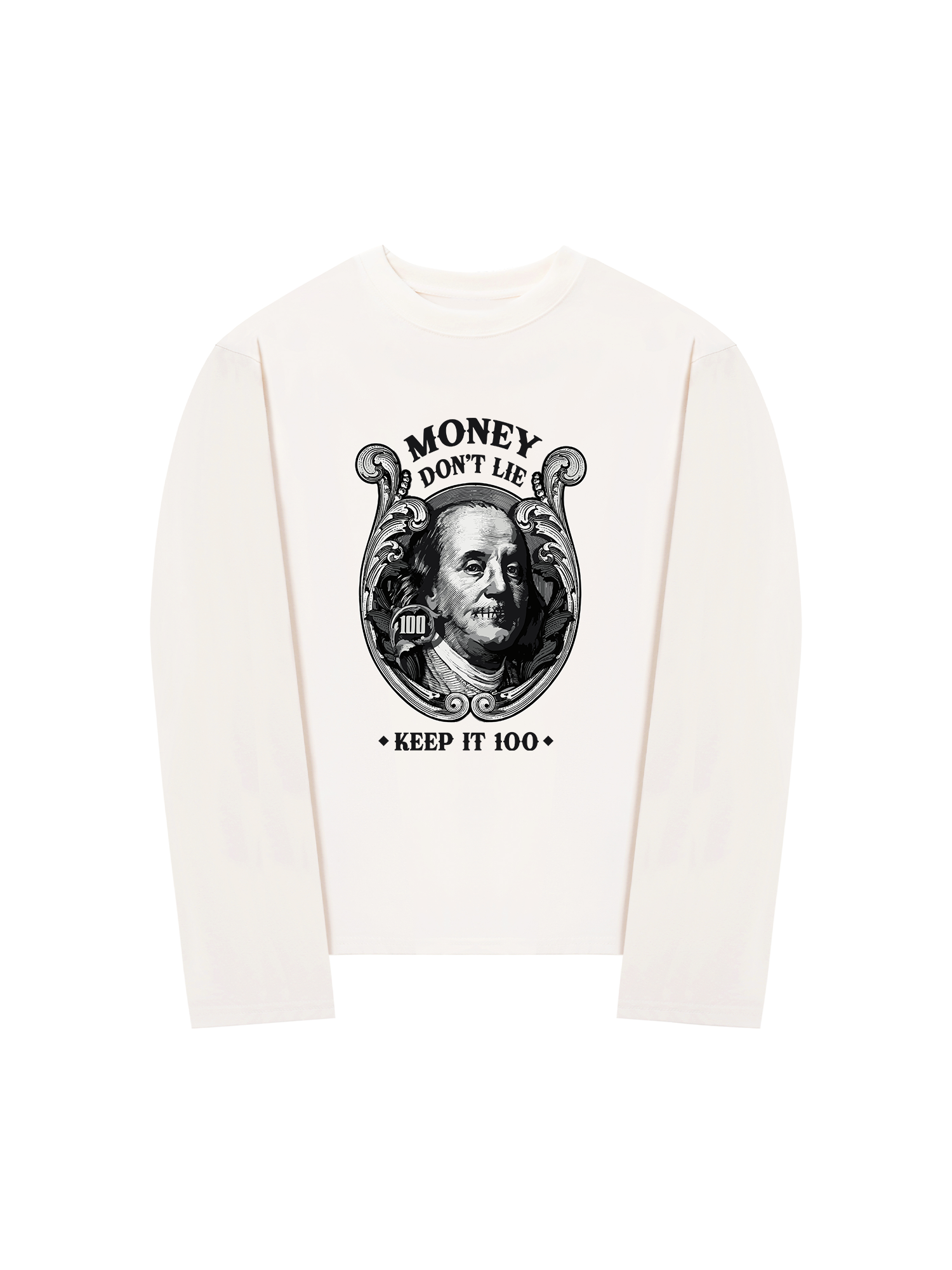 Áo Thun Dài Tay Money Don_t Lie