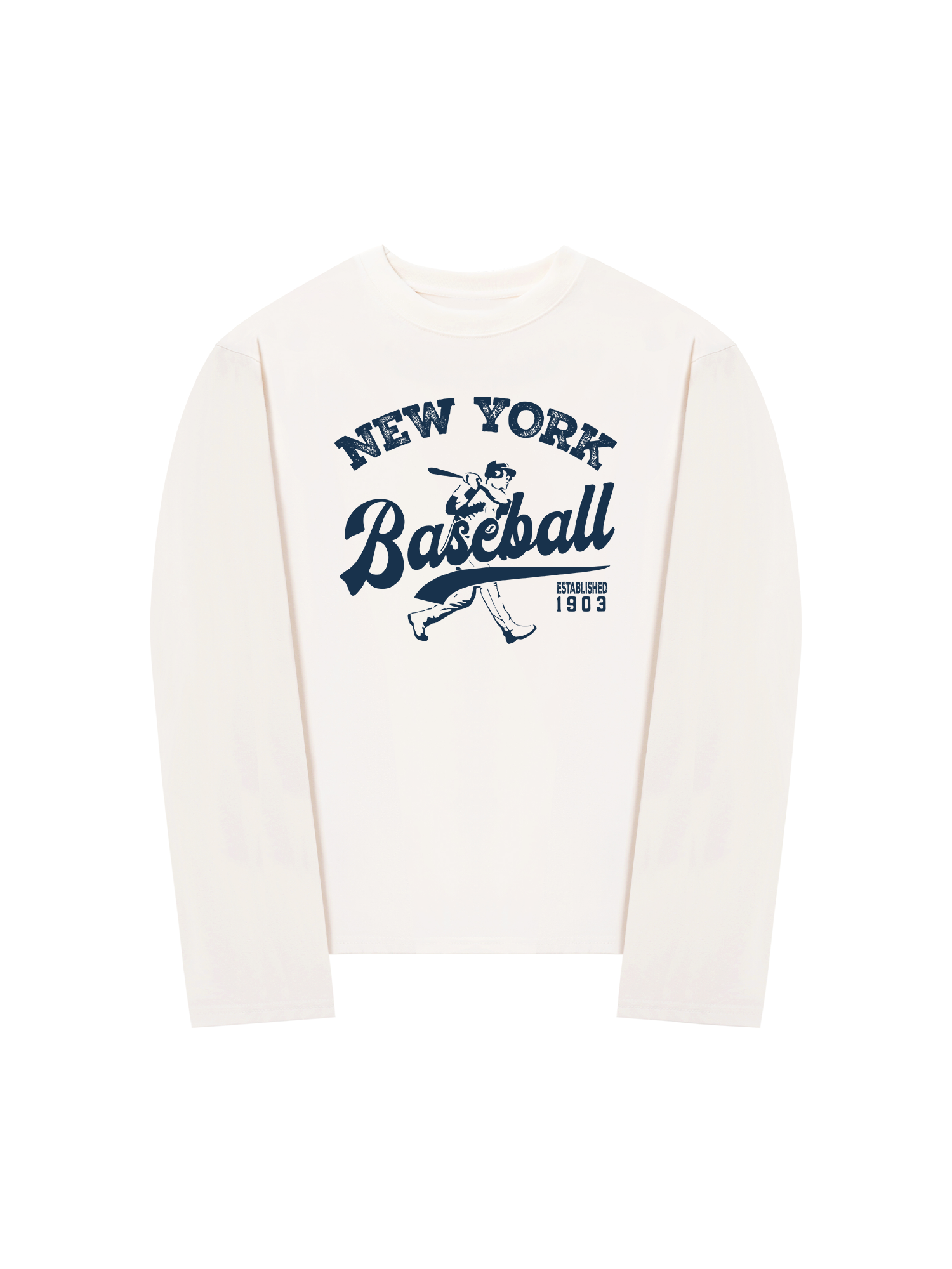 Áo Thun Dài Tay Baseball NewYork