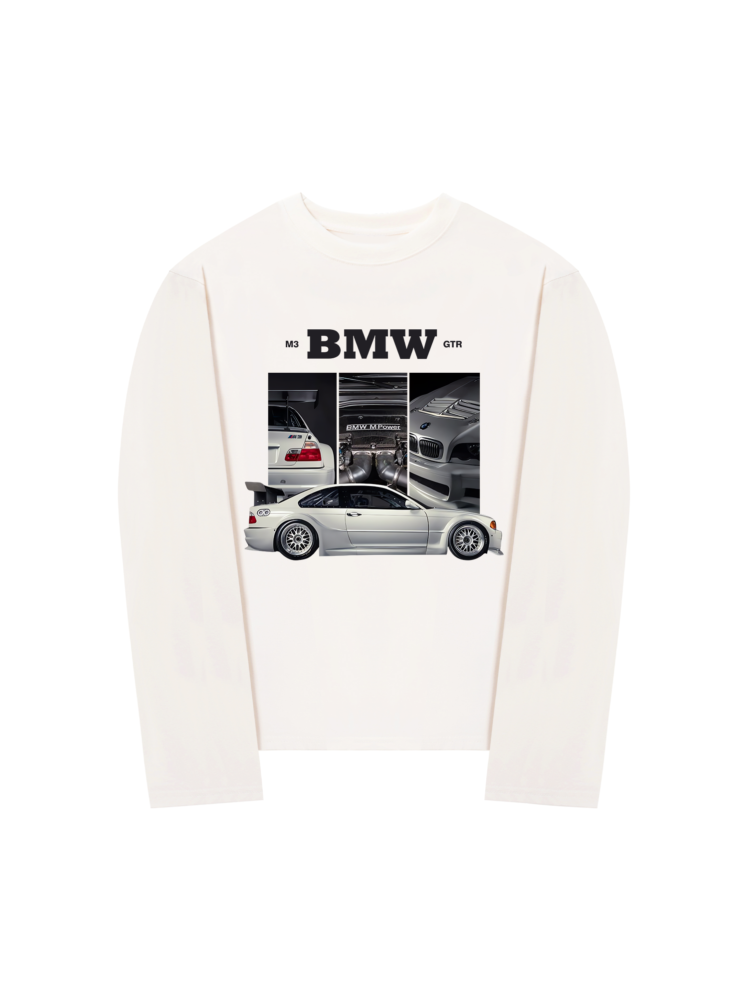 Áo Thun Dài Tay BMW M3 GTR Silver
