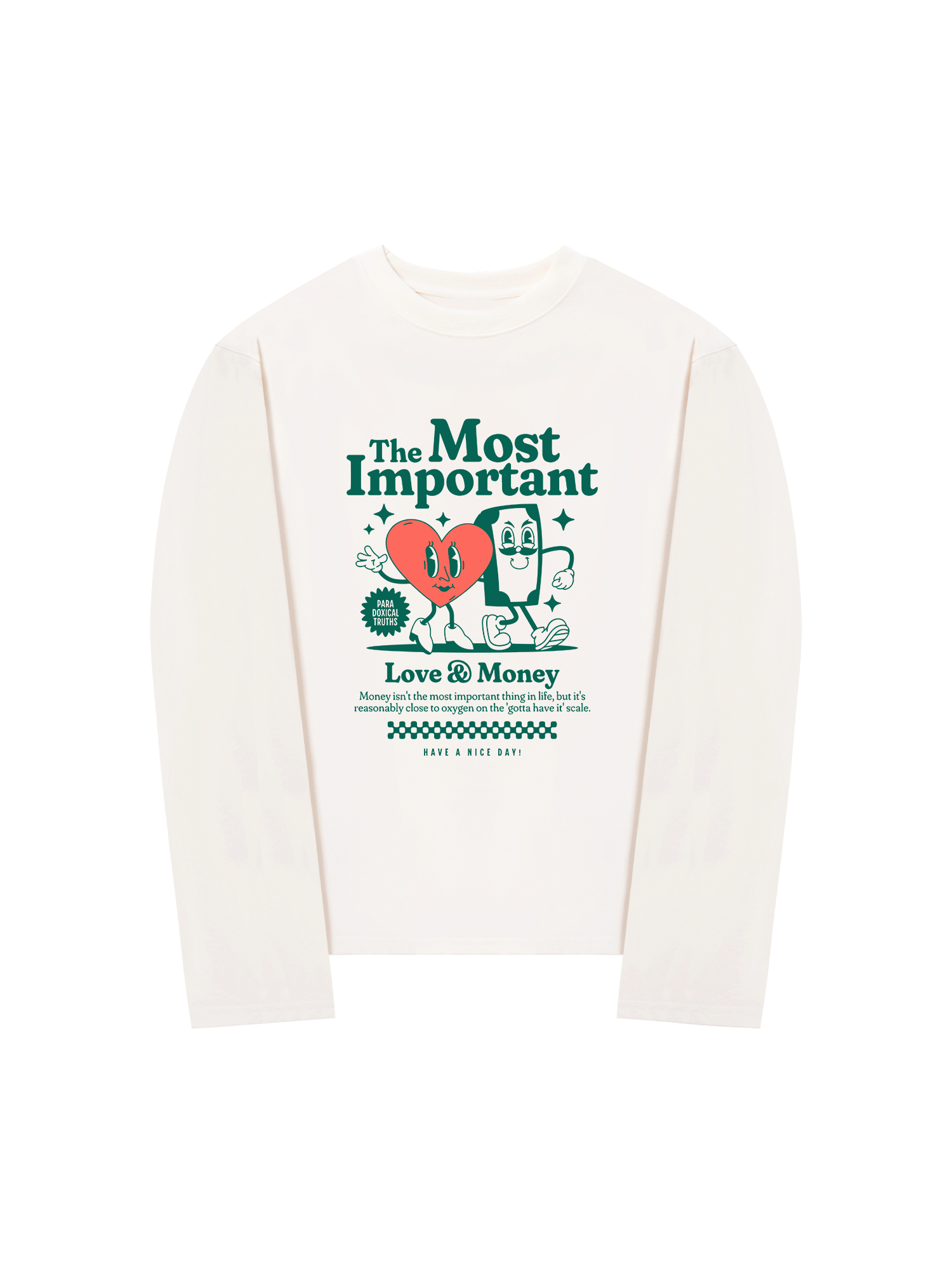 Áo Thun Dài Tay Money The Most Important