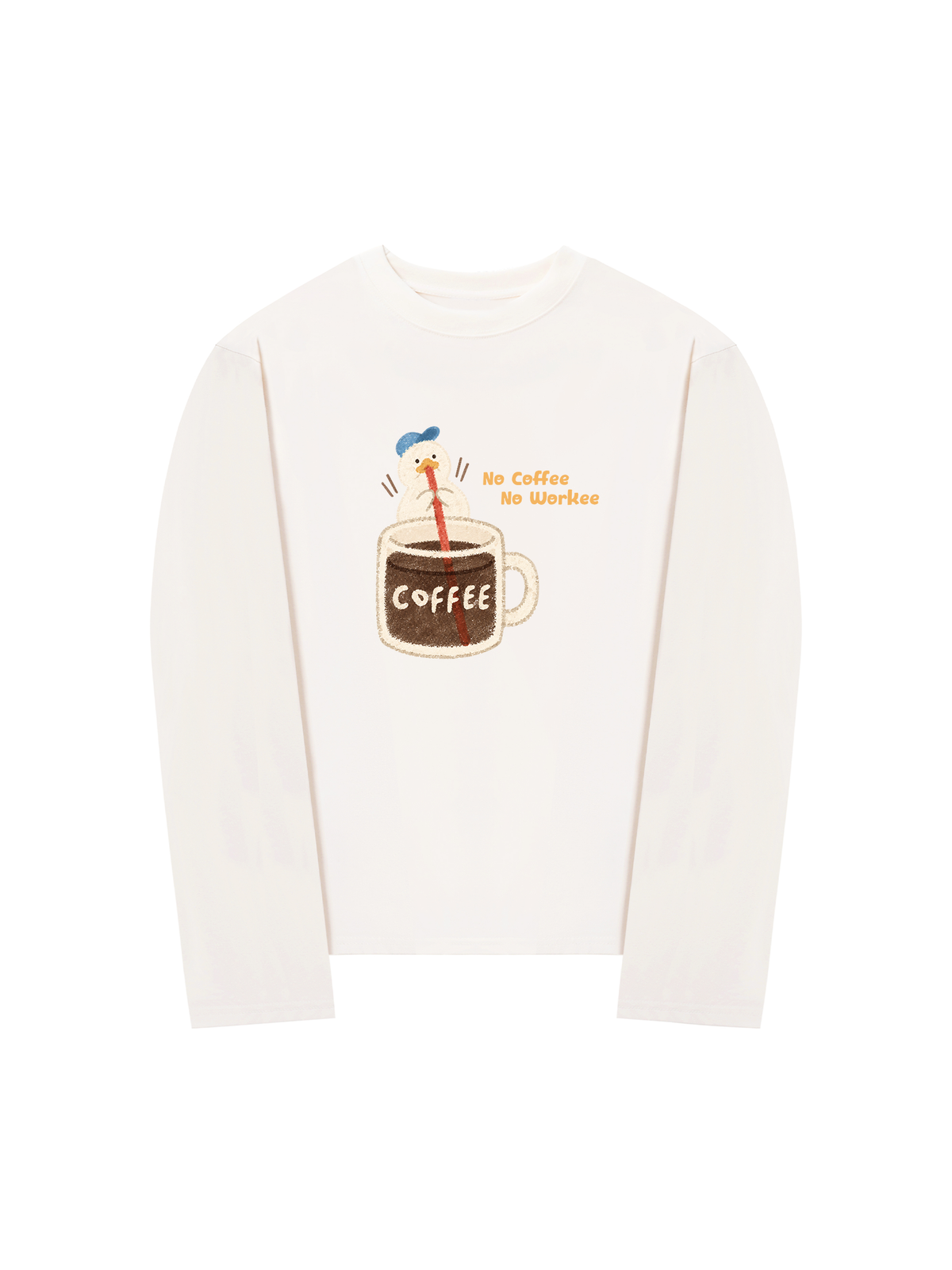 Áo Thun Dài Tay No Coffee No Workee
