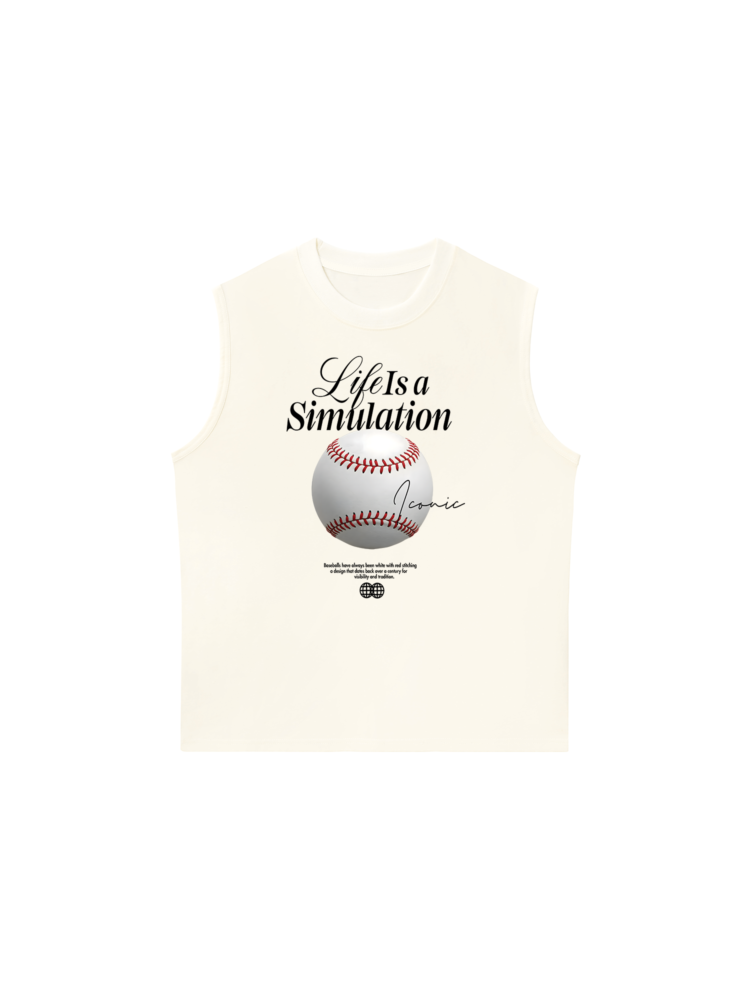 Áo Ba Lỗ Relaxed Fit Baseball Simulation