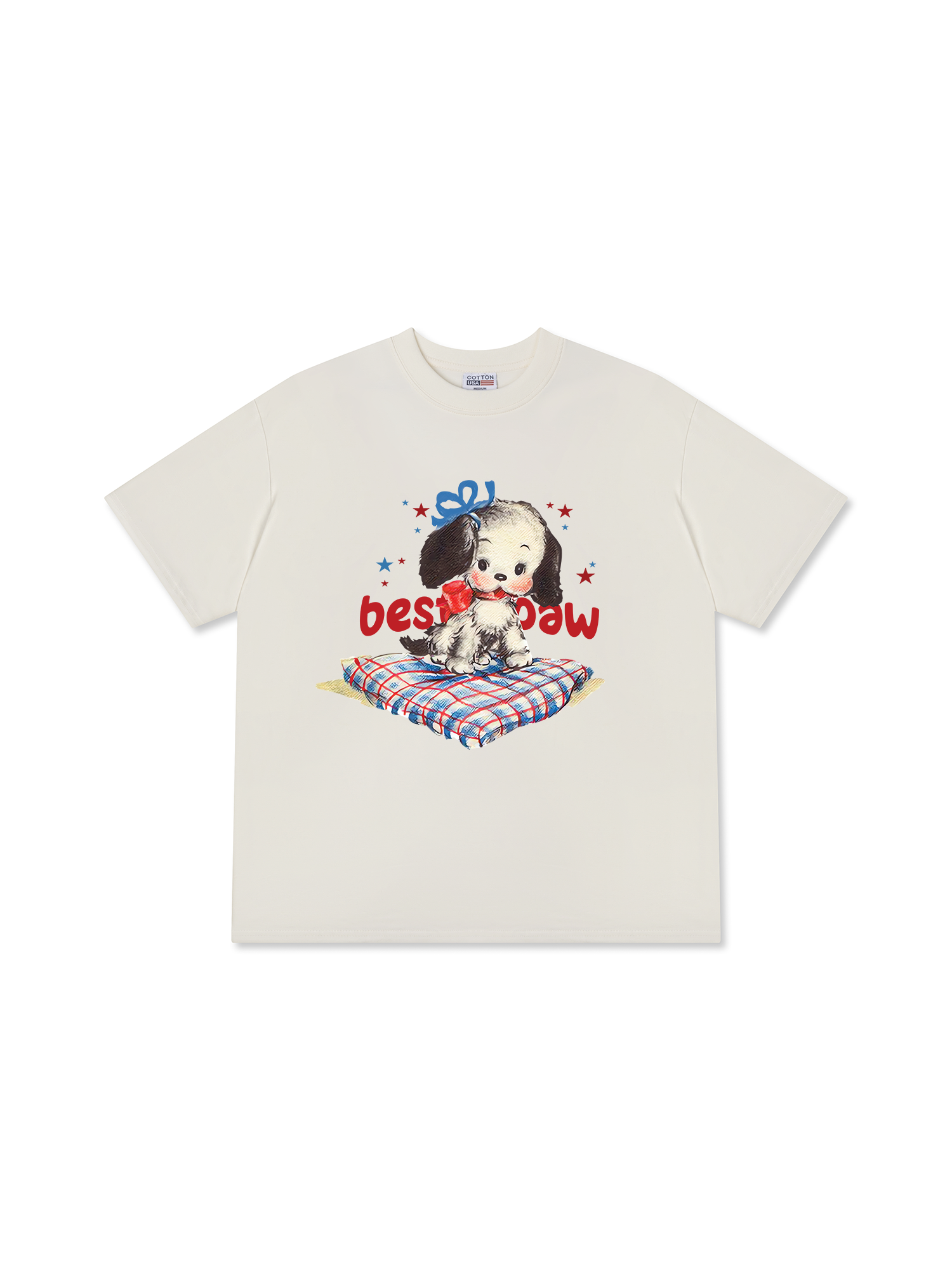 Áo Thun Relaxed Fit Soft Paw Besties Paw