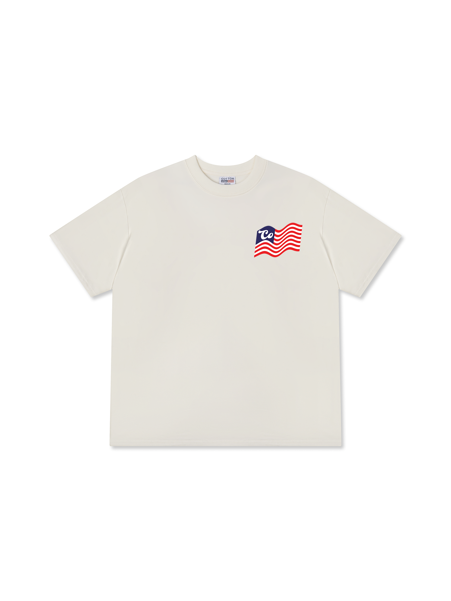 Áo Thun Relaxed Fit USA Cotton USA Flag