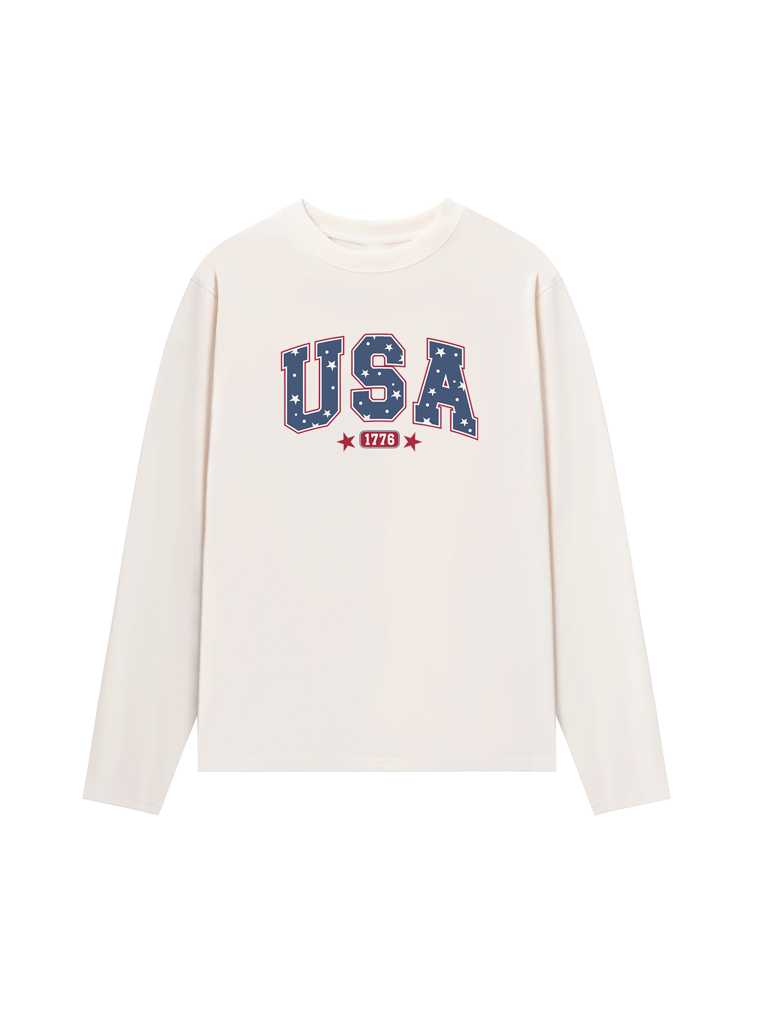 Áo Thun Dài Tay USA Retro Star