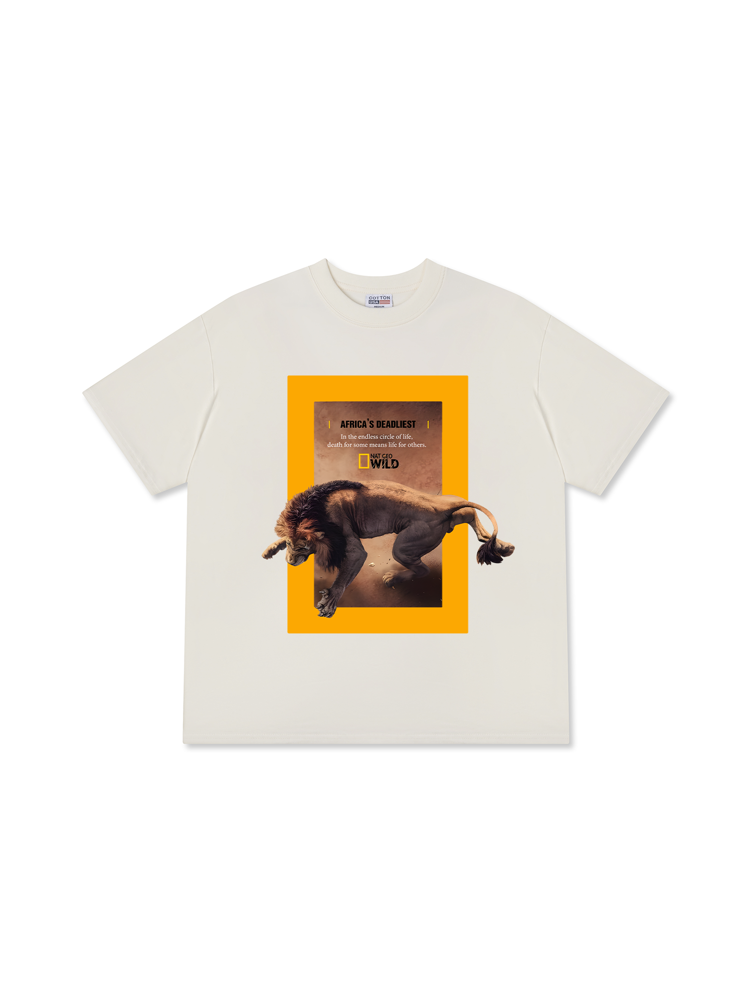 Áo Thun Relaxed Fit Wild Life Africa's Deadliest