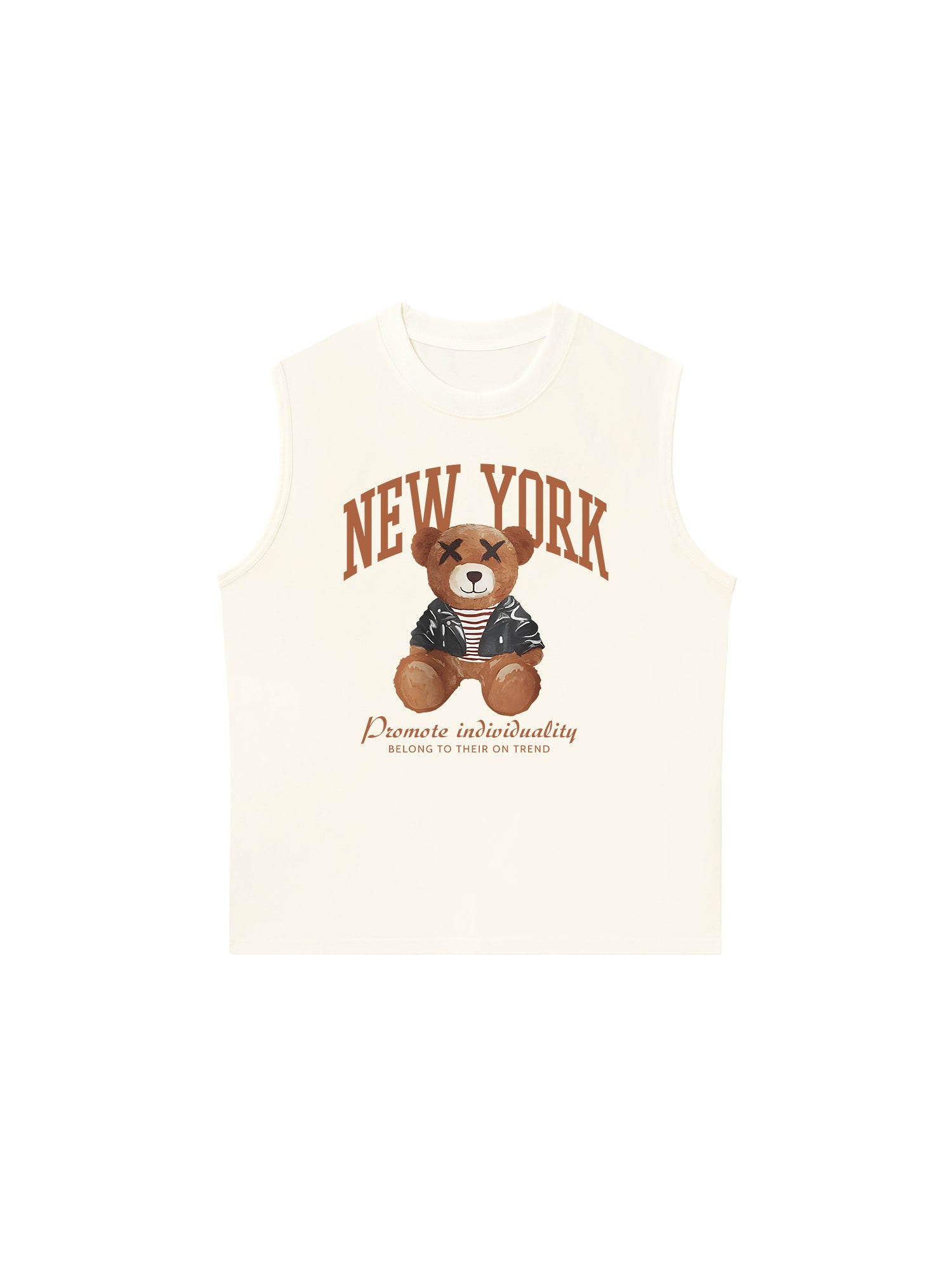 Áo Ba Lỗ Relaxed Fit New York Teddy
