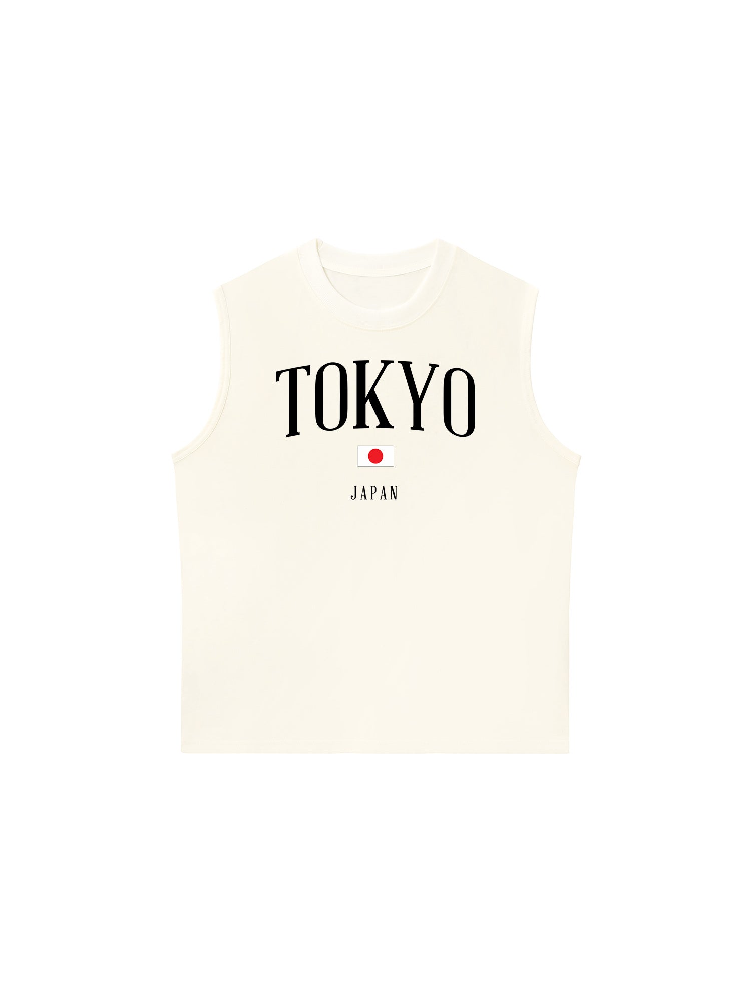 Áo Ba Lỗ Relaxed Fit Tokyo Japan Classic