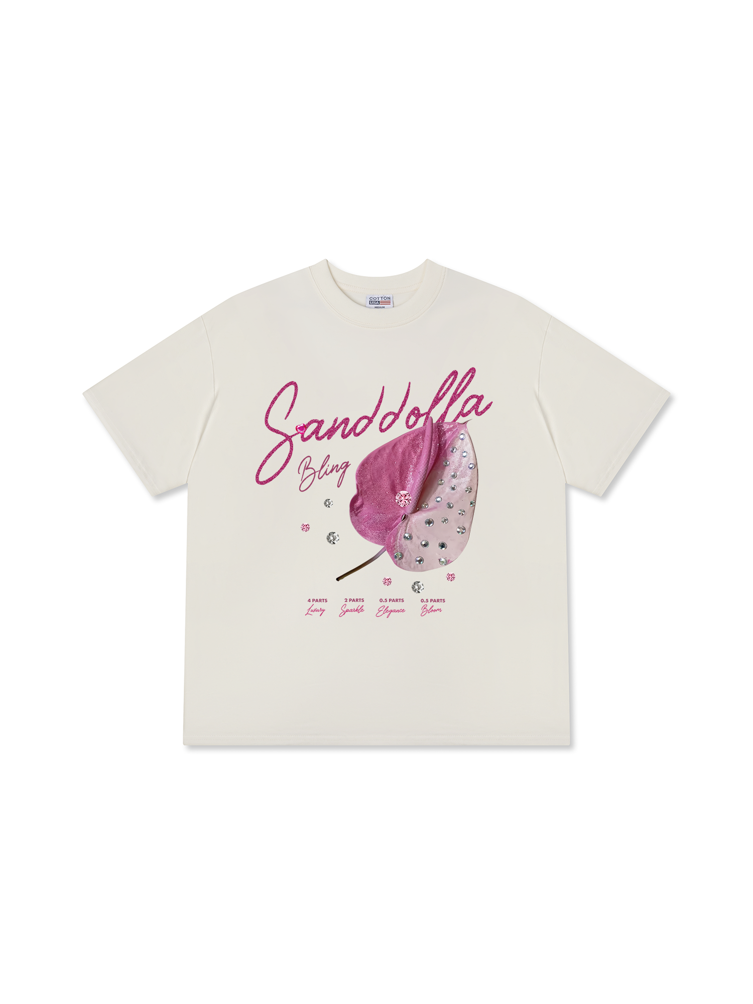 Áo Thun Relaxed Fit Bling Sand Dolla Retro