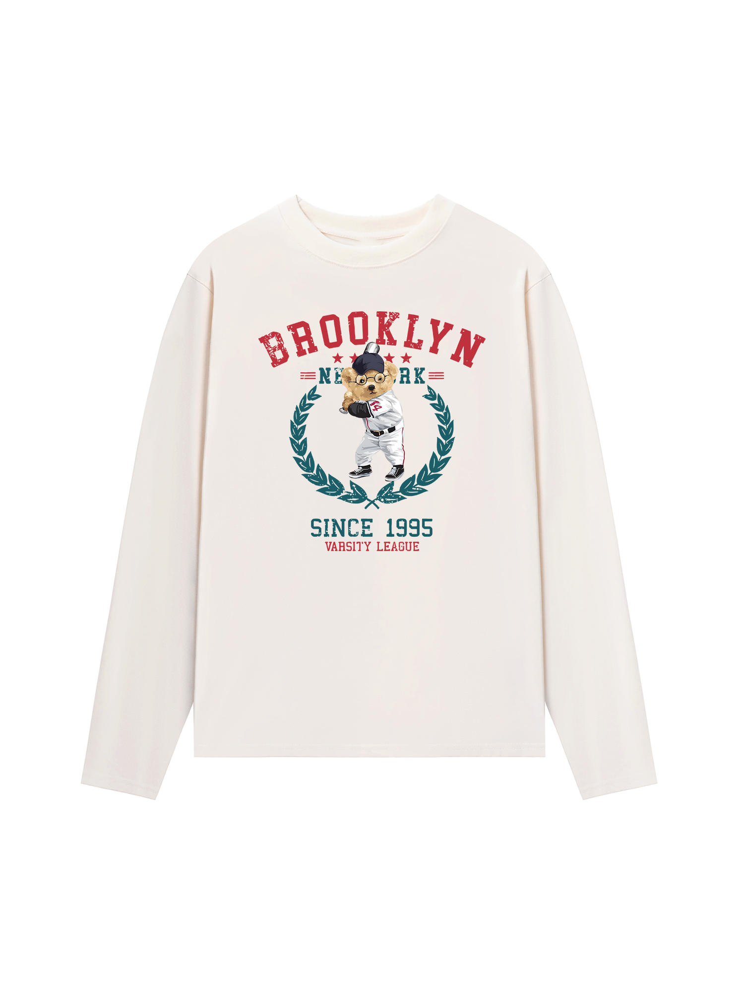 Áo Thun Dài Tay Baseball Teddy Team