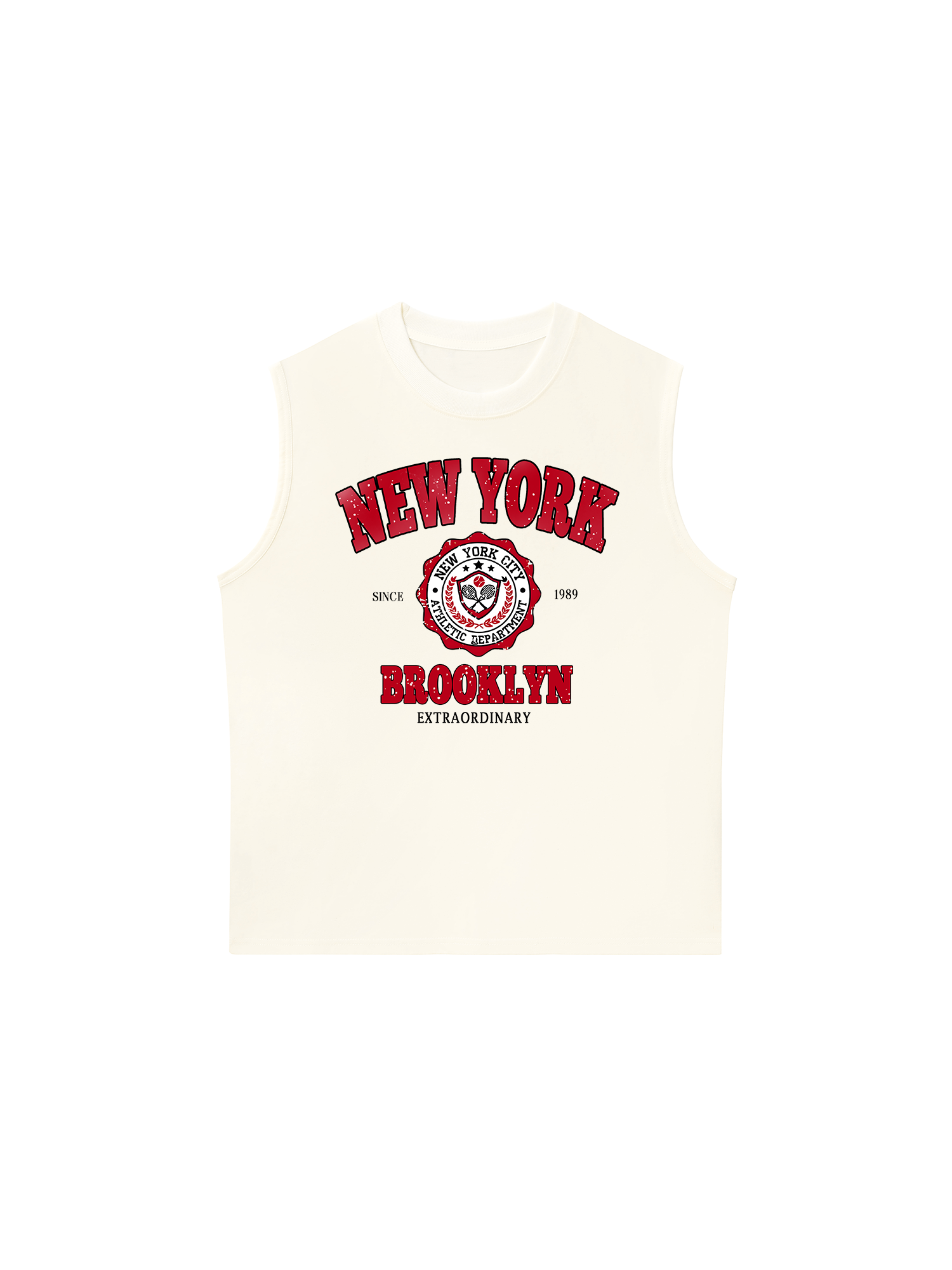 Áo Ba Lỗ Relaxed Fit New York Brooklyn