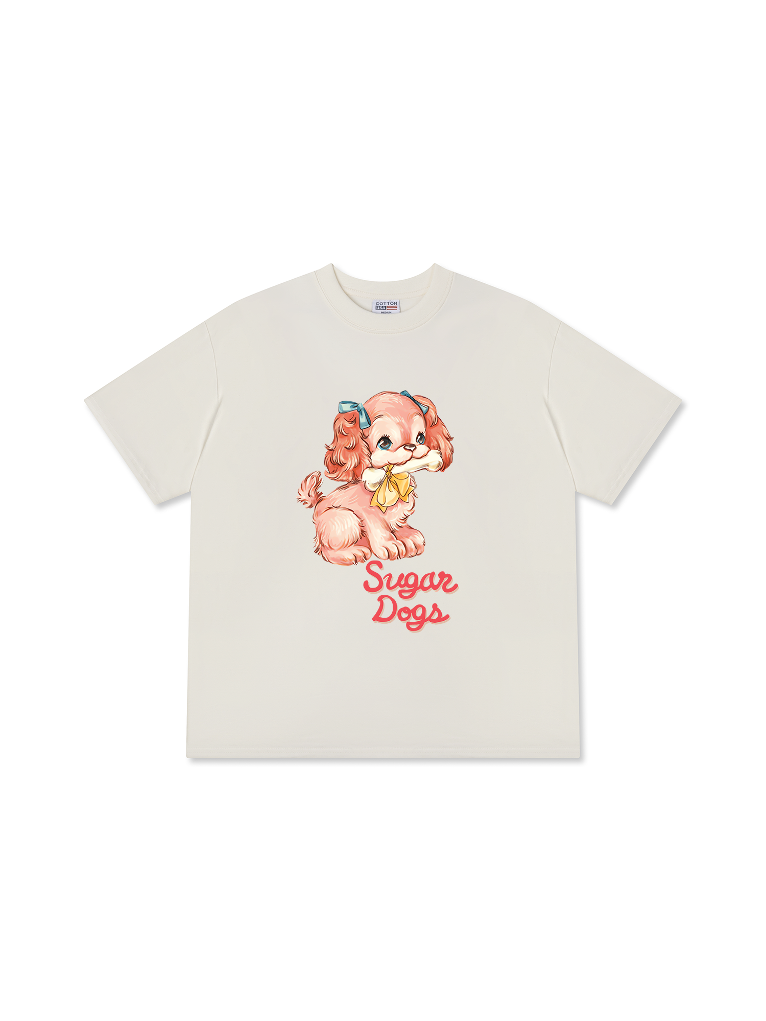 Áo Thun Relaxed Fit Soft Paw Sugar Dog