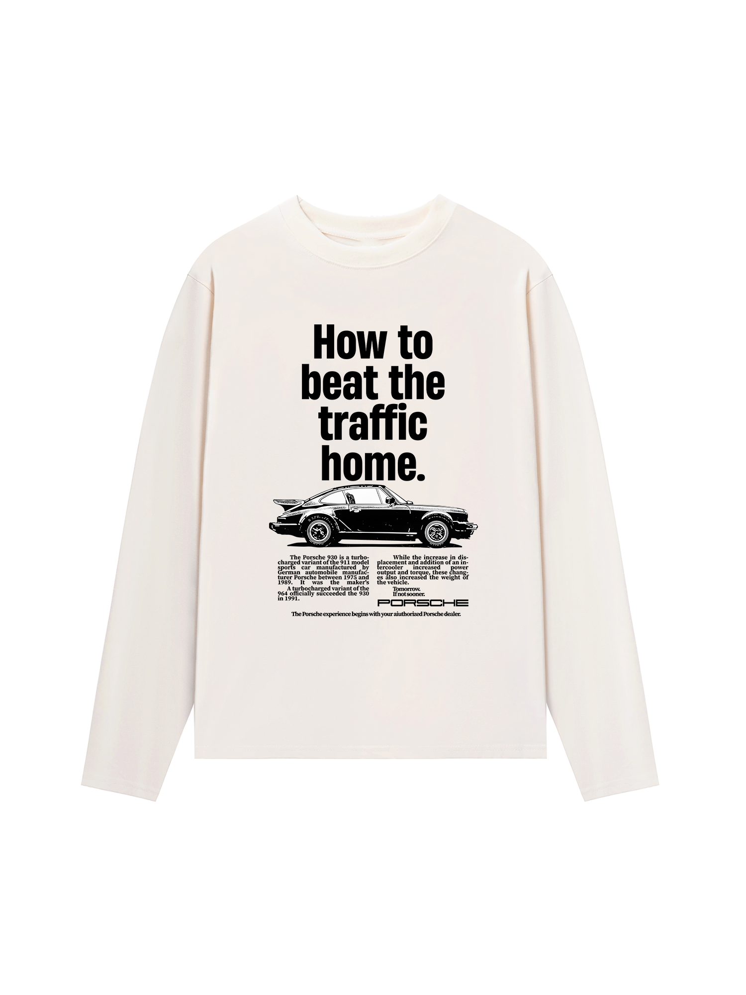 Áo Thun Dài Tay Porsche How To Beat