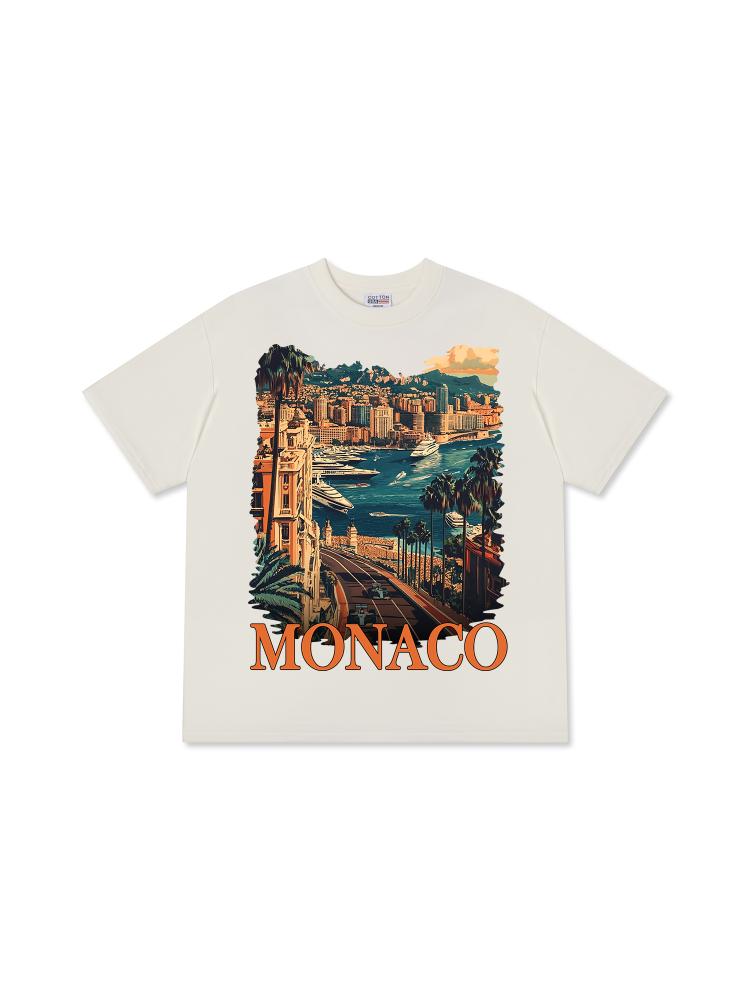 Áo Thun Relaxed Fit City Monaco