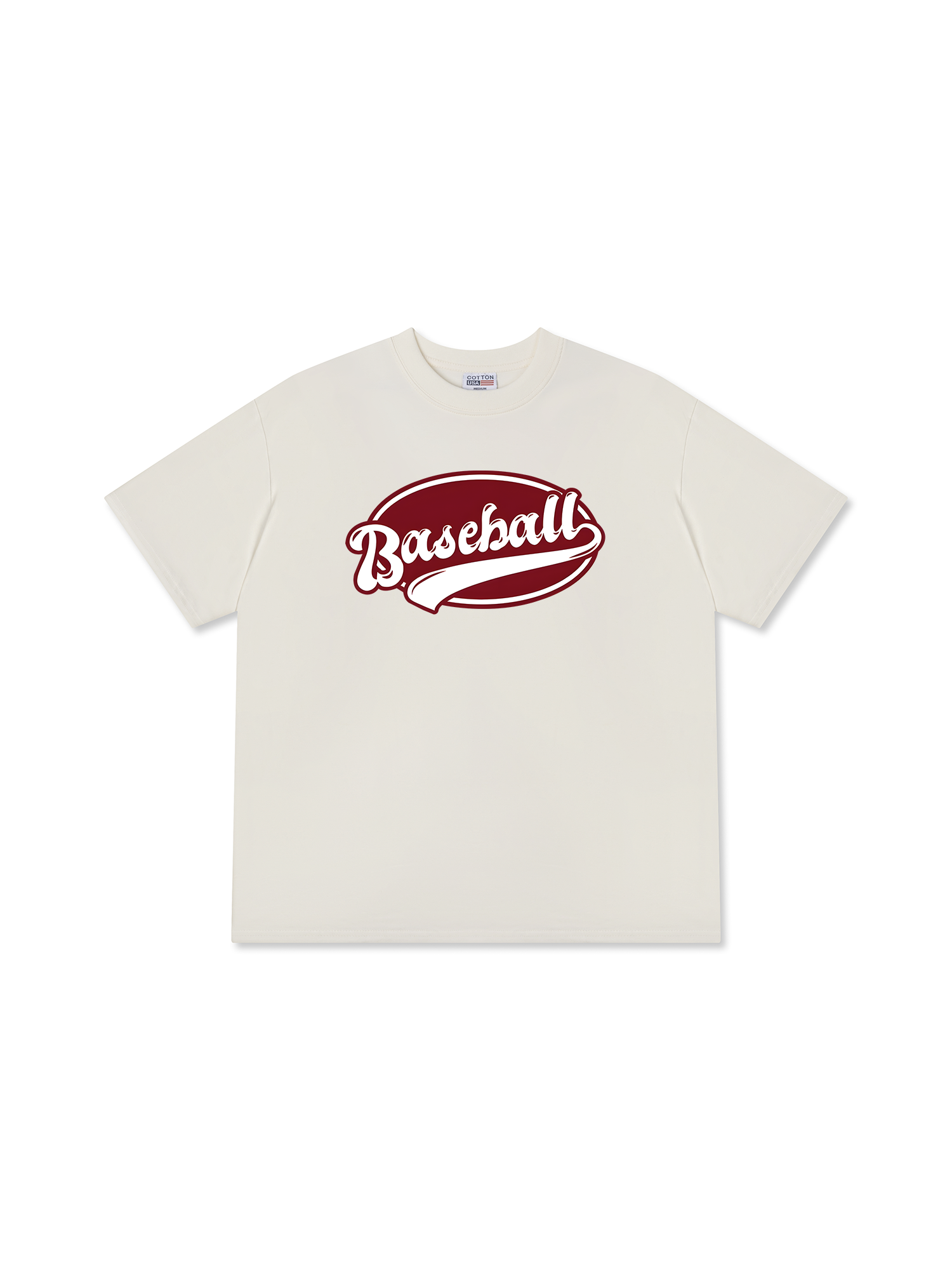 Áo Thun Relaxed Fit Baseball Retro