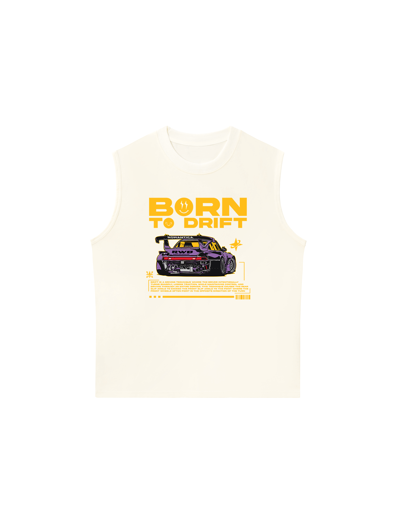 Áo Ba Lỗ Relaxed Fit Porsche Born To Drift